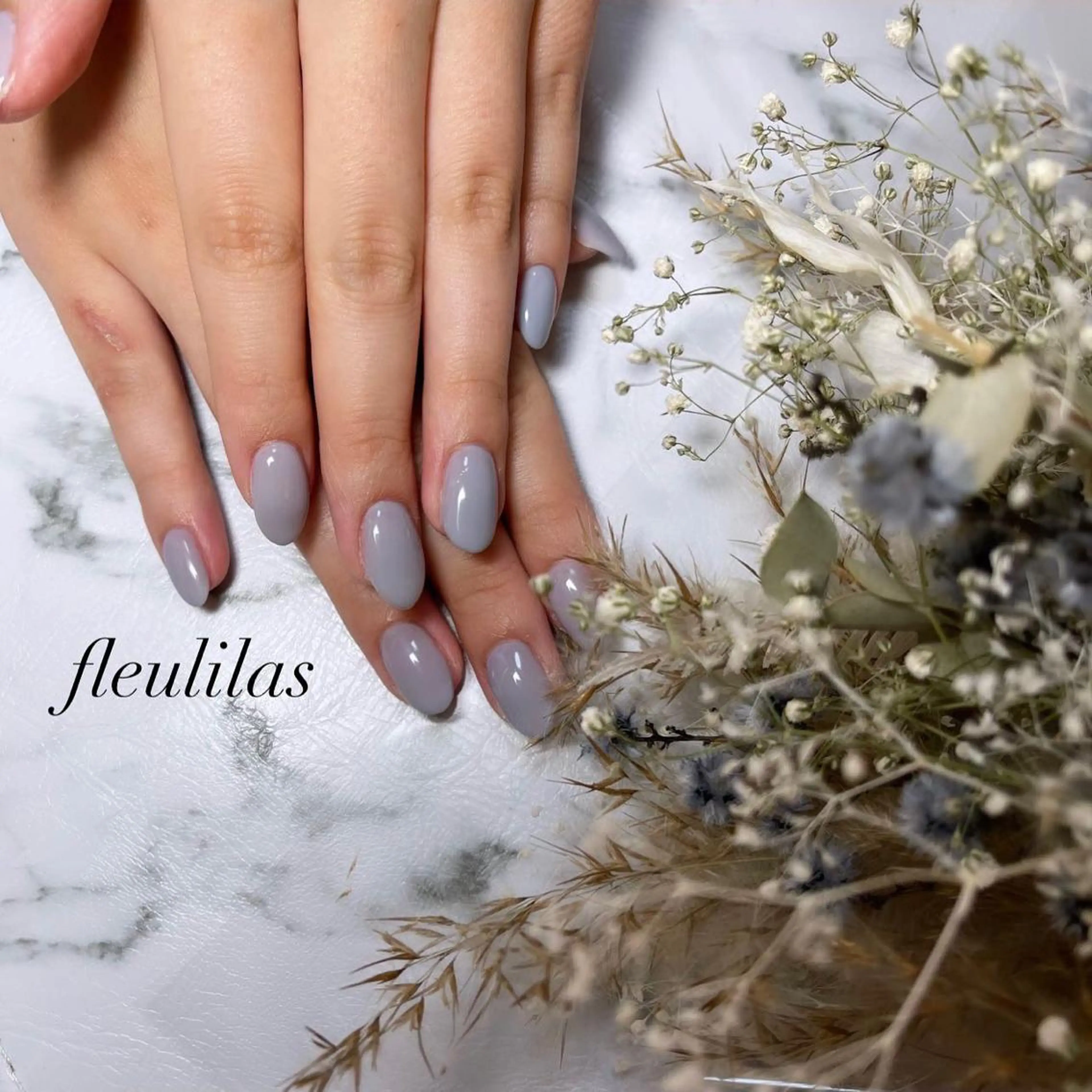 ネイル ワンカラーネイル fleulilas 松葉のその他イメージ