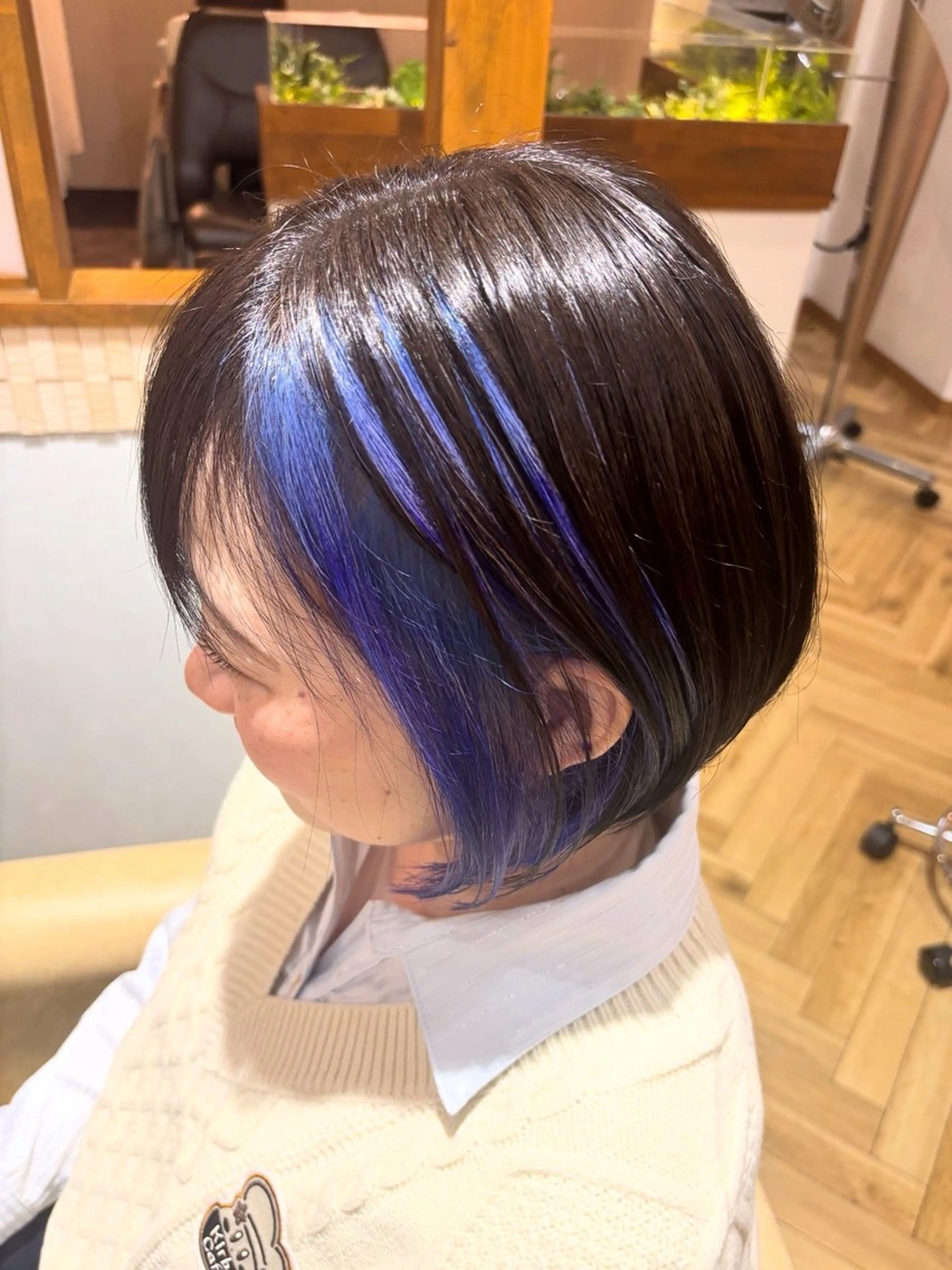 ショート カラー ヘアカラー 長山 里咲のヘアスタイル