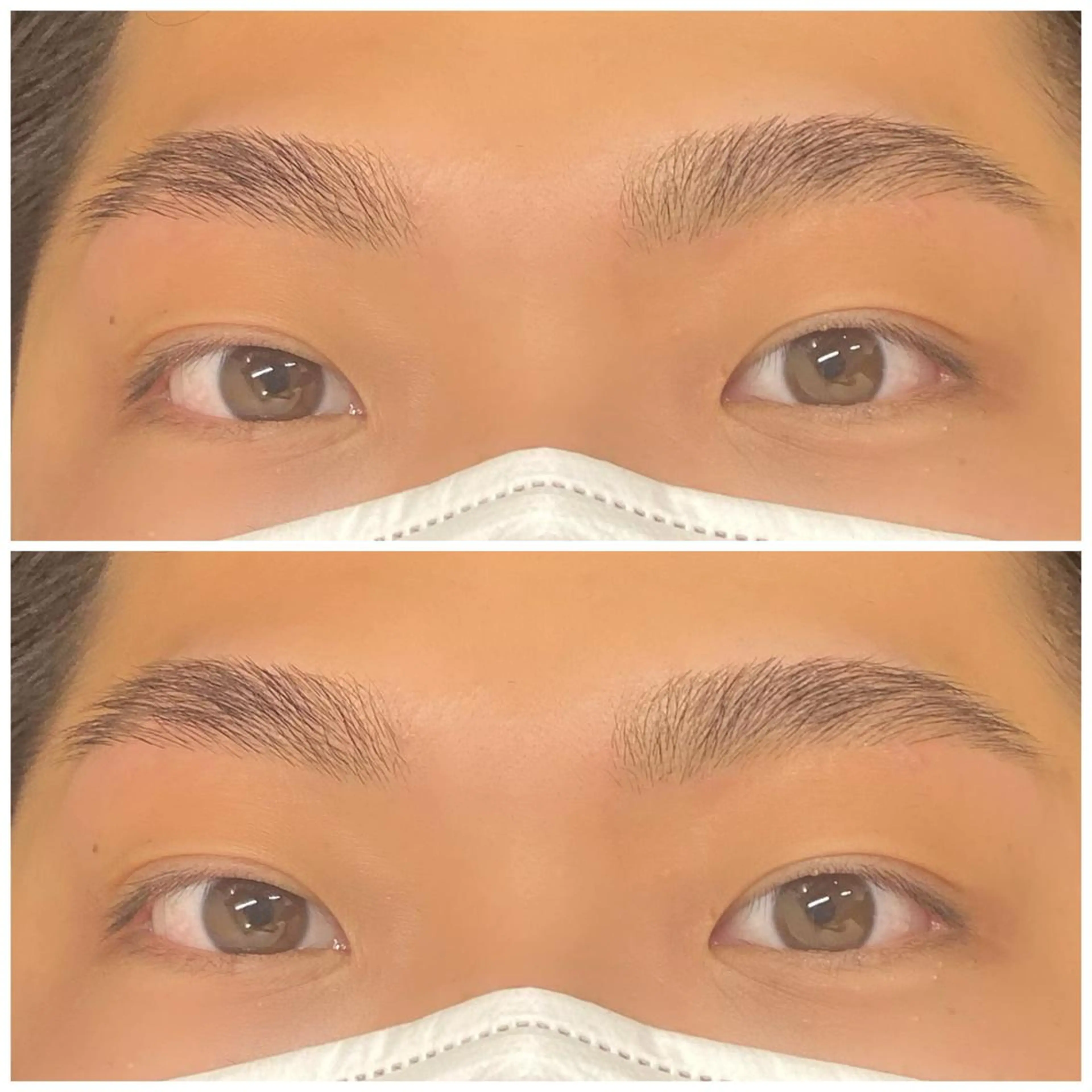メンズ アイブロウ ワックス脱毛 眉カット その他(アイブロウ) GO TODAY SHAIRE SALON 銀座Cras所属・韓国風眉×顔タイプ 診断®  Naoの眉毛・アイブロウイメージ