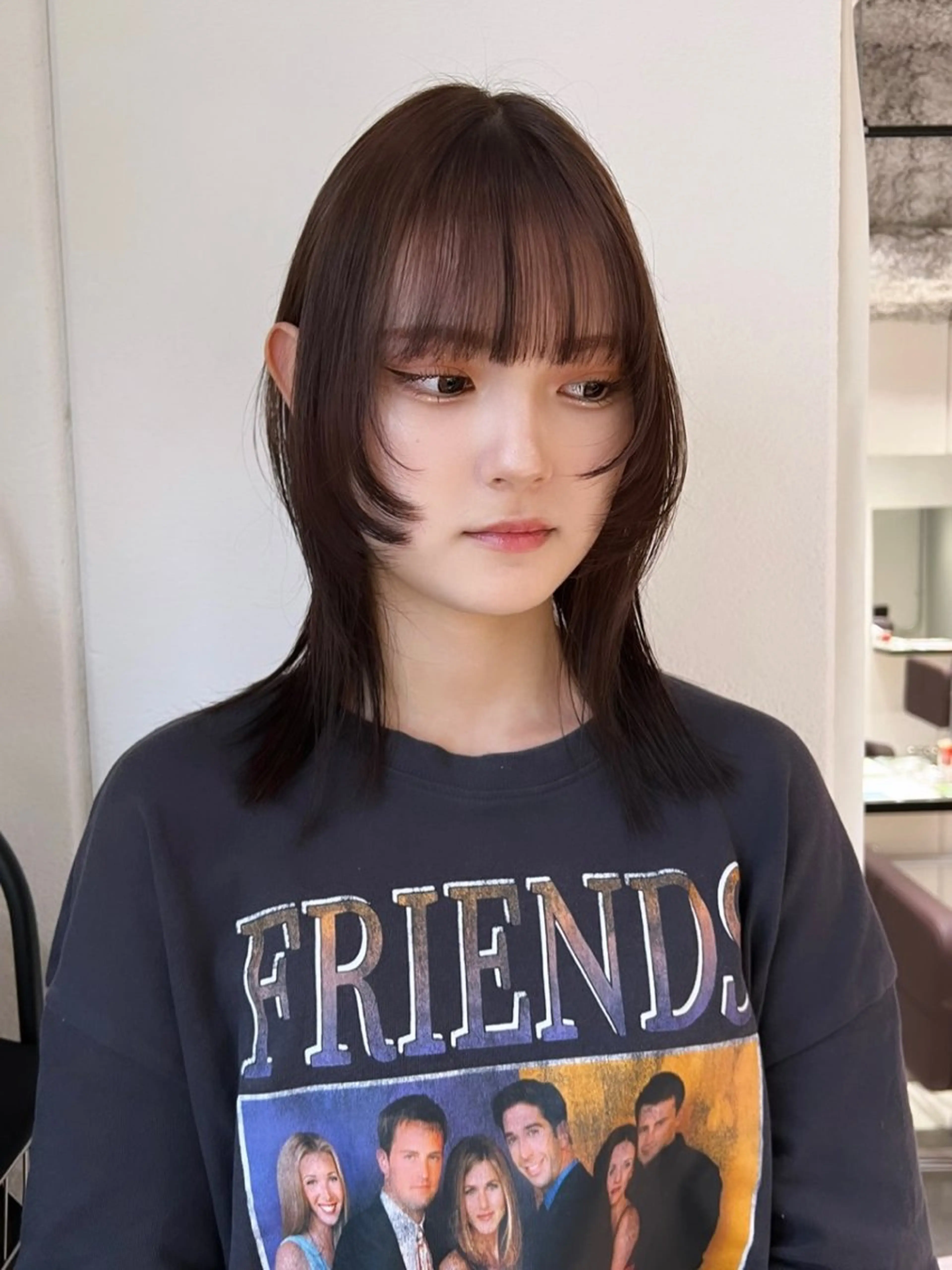 ミディアム カラー ブリーチ ケアブリーチ 透明感カラー デザインカラー ダブルカラー nendo_hair所属・ハイトーン/ブリーチ レイヤーsonokaのヘアスタイル