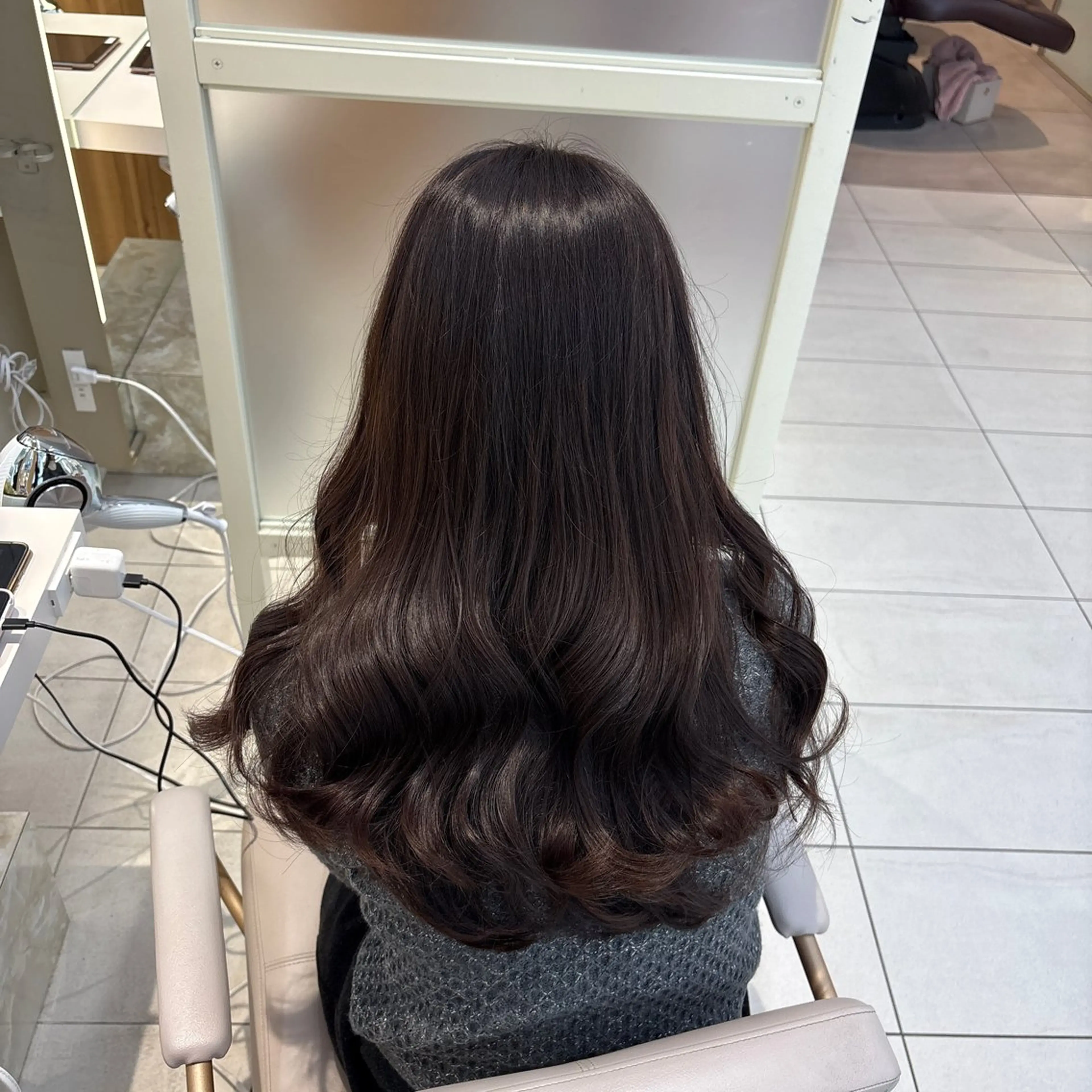 ミディアム カラー ヘアカラー トリートメント Hina🫧透明感 カラー🫧のヘアスタイル