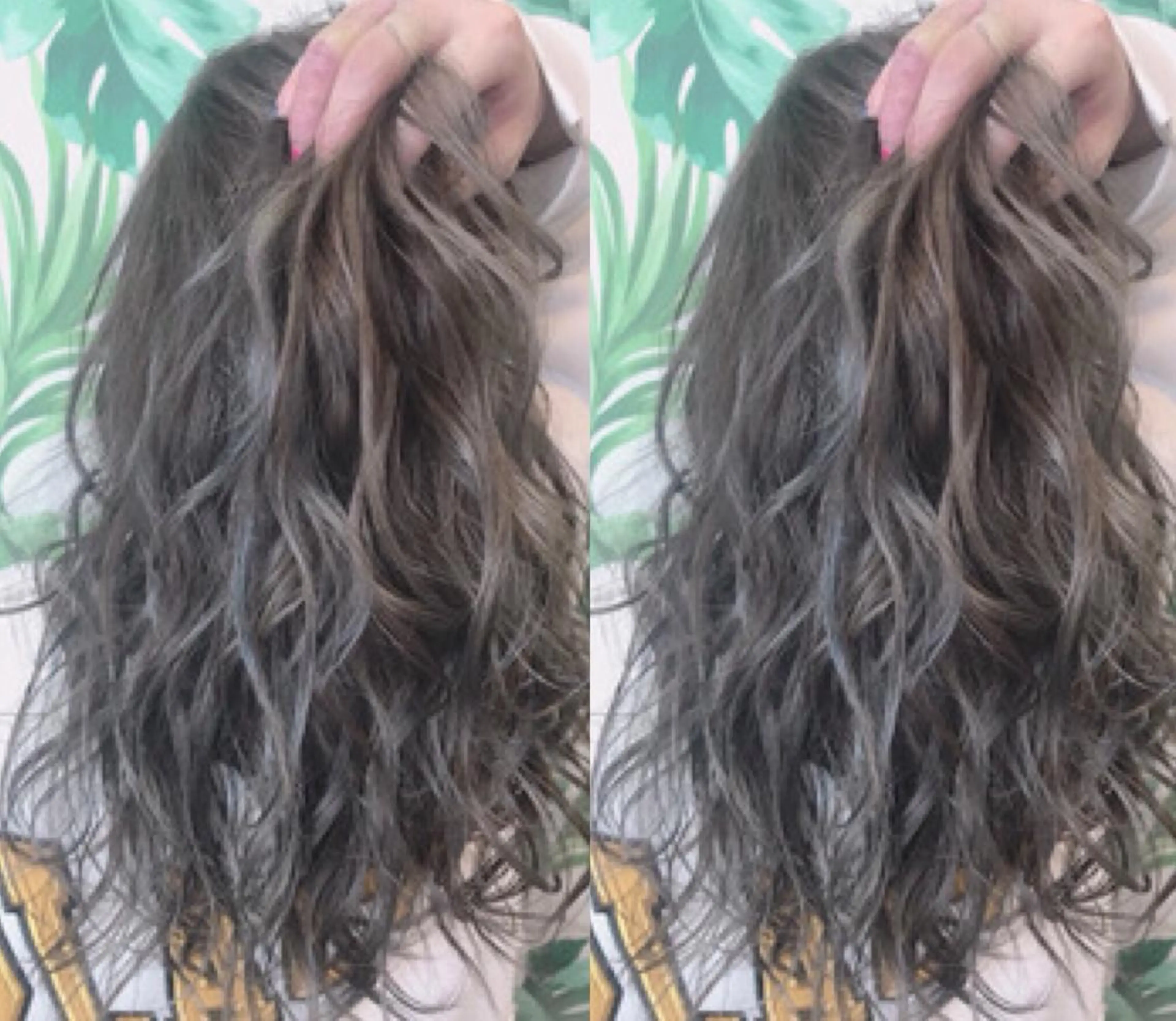 ロング カラー ヘアアレンジ エクステ/TARKY 編み込みエクステのヘアスタイル