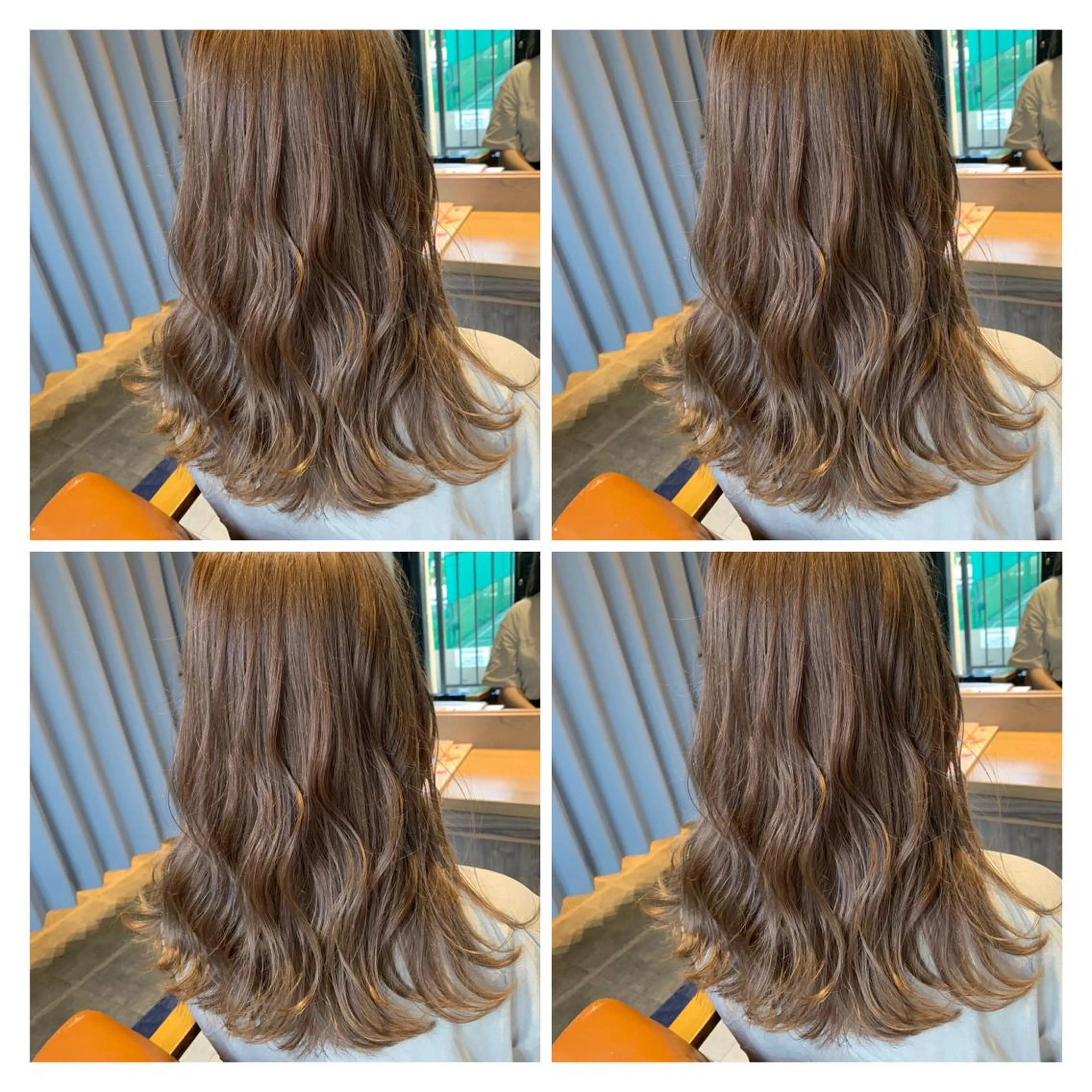 ロング カラー ブリーチ ブリーチなしカラー 髪質改善艶髪 ℍ𝔸ℝ𝕌𝕂𝔸のヘアスタイル