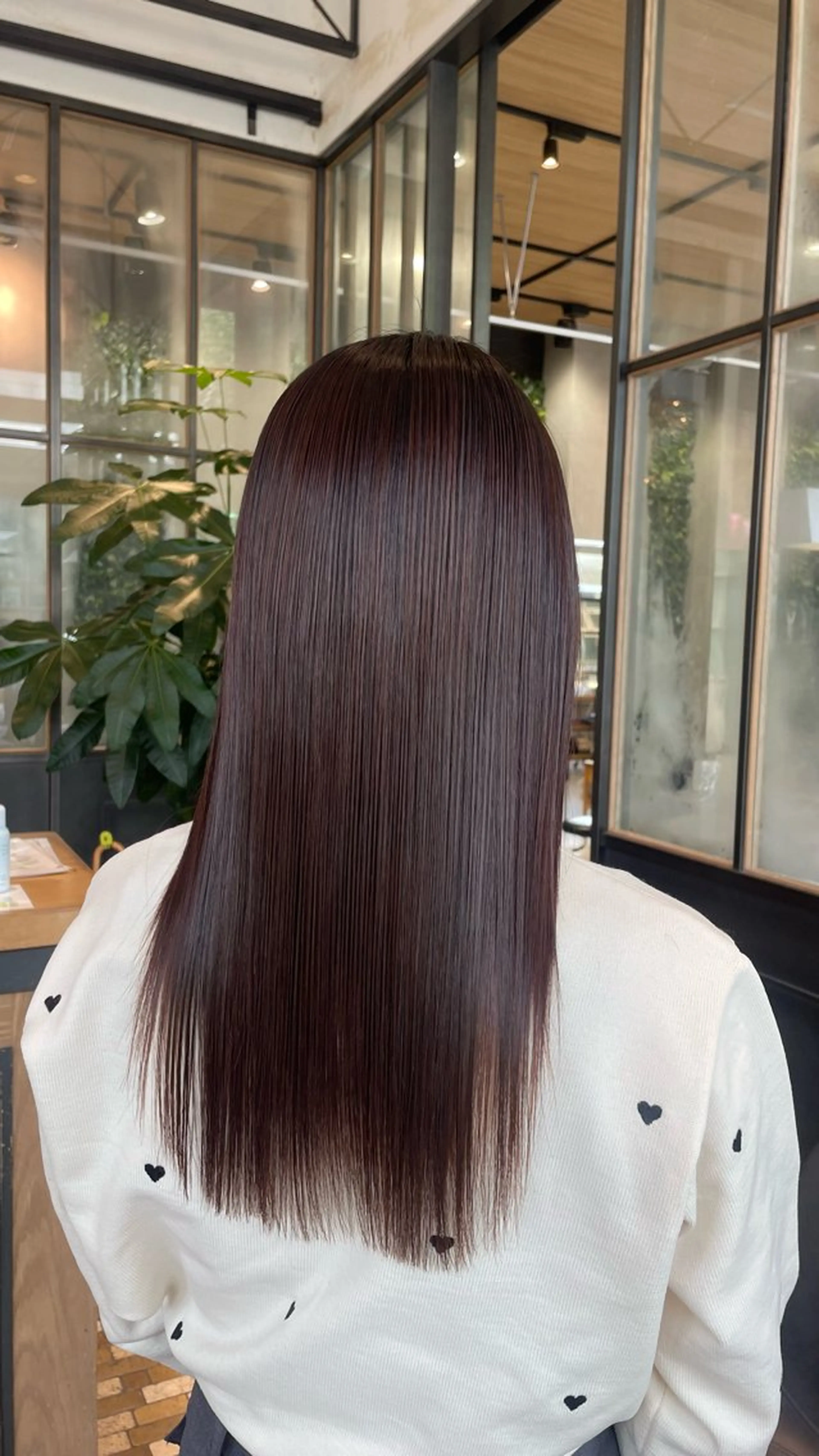 セミロング 縮毛矯正 Lolonois 森ノ宮/RINのヘアスタイル