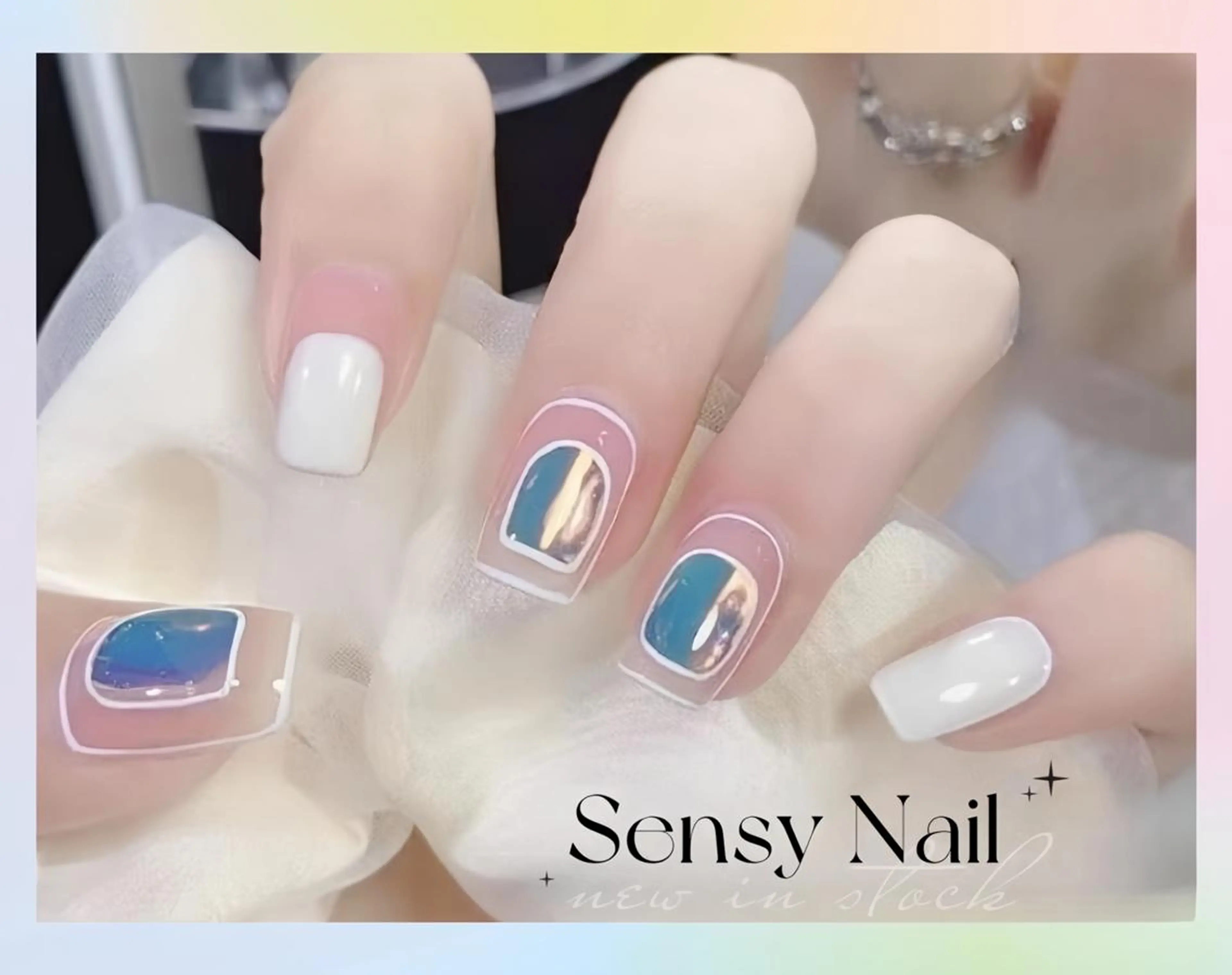 ネイル オーロラネイル ジェルネイル ソフトジェル Sensy ネイル専門店のネイルデザイン
