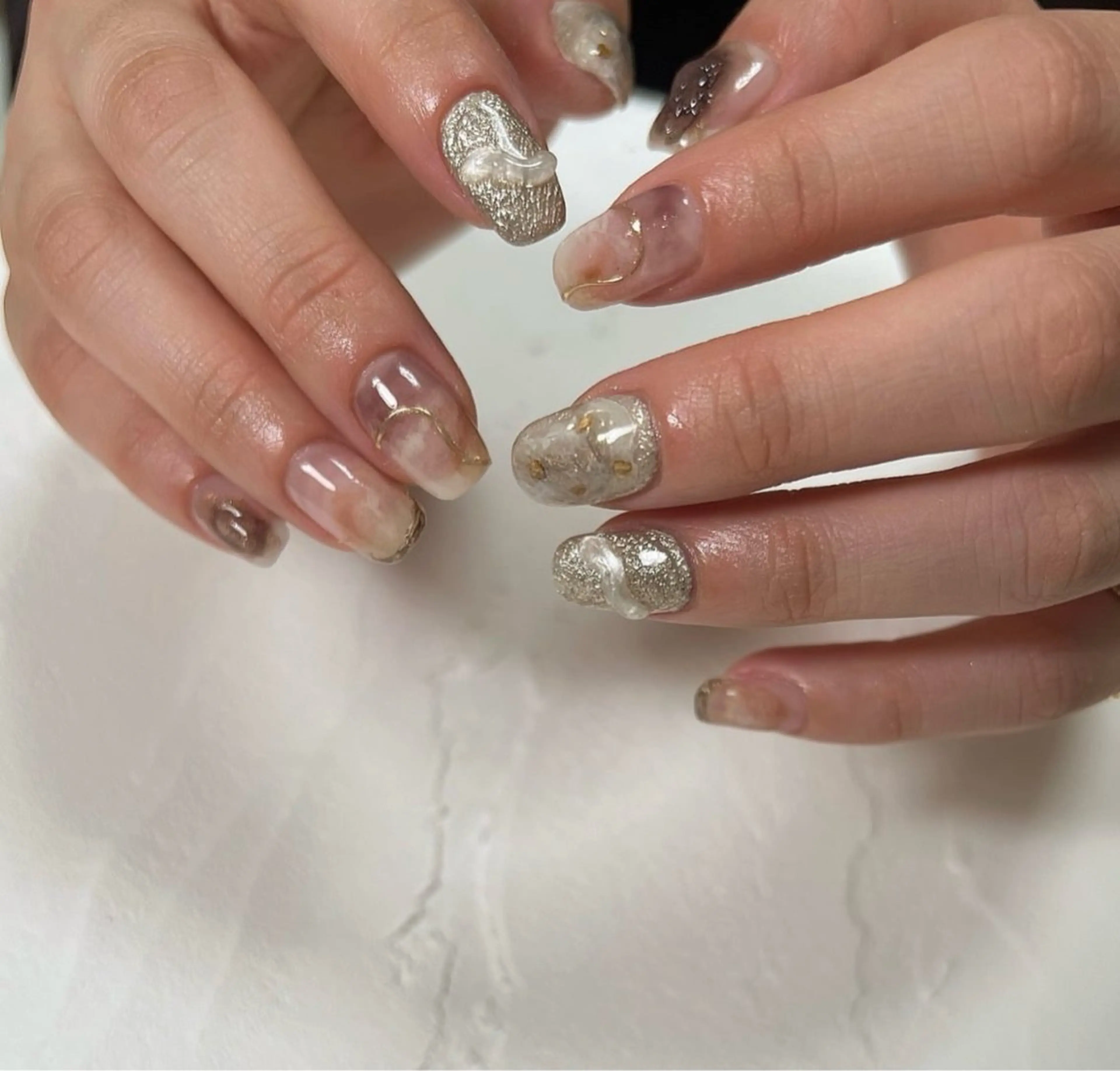 ネイル フットネイル ハンドケア nail salon una.のネイルデザイン