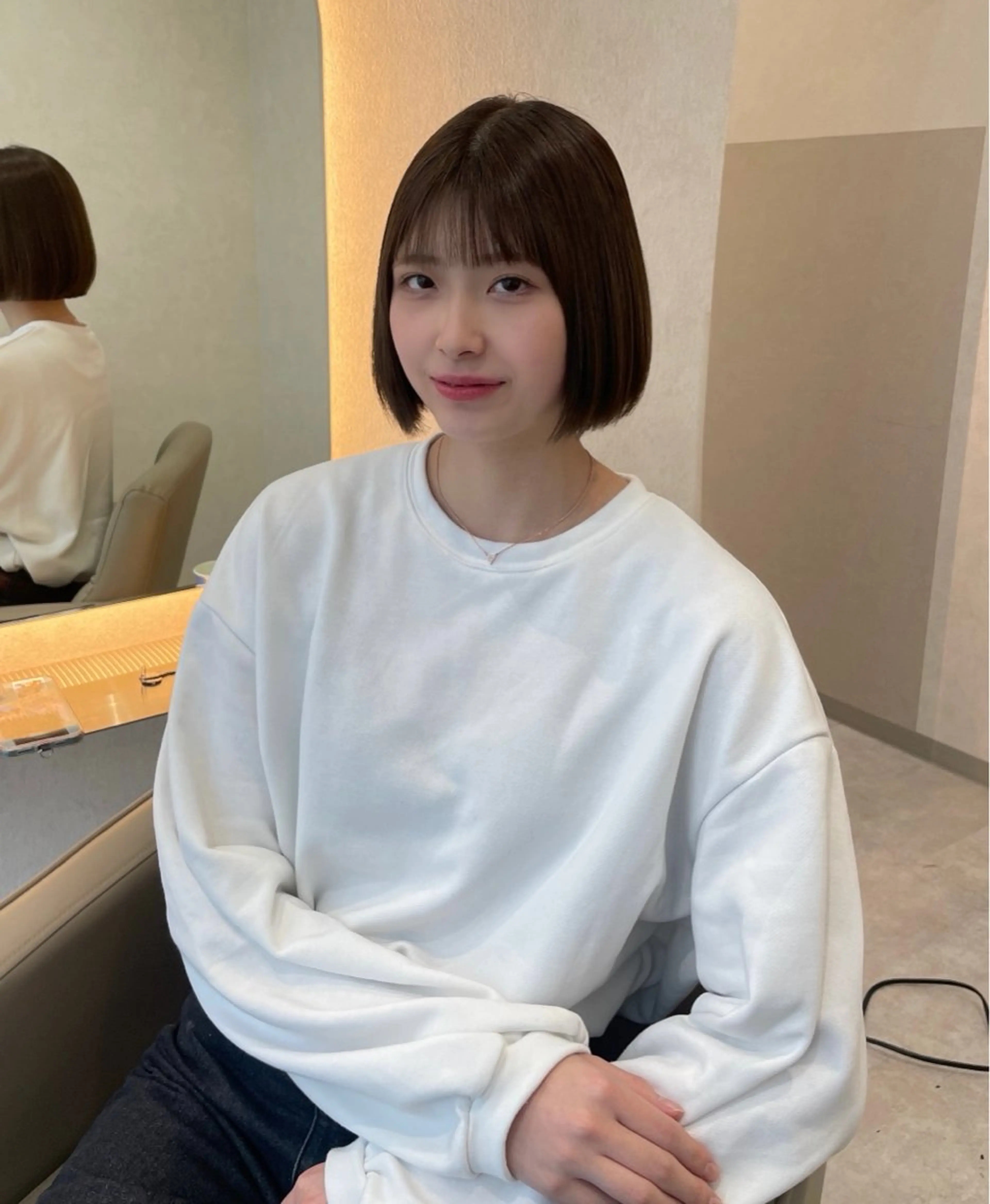 ショート ボブ ショートヘア カット 縮毛矯正 髪質改善/レイヤー 本田拓也のヘアスタイル