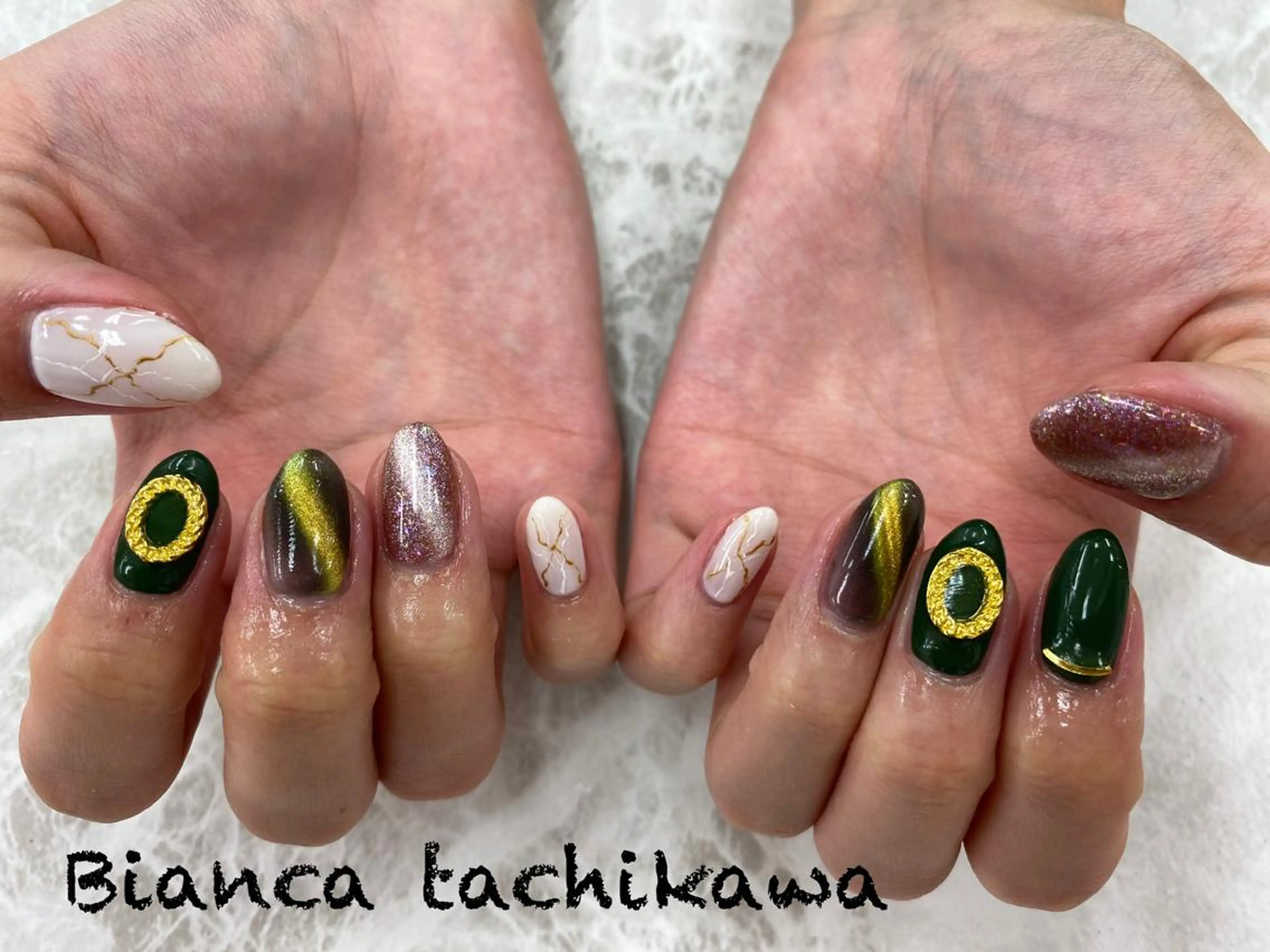 ネイル Bianca 立川店 小川のネイルデザイン