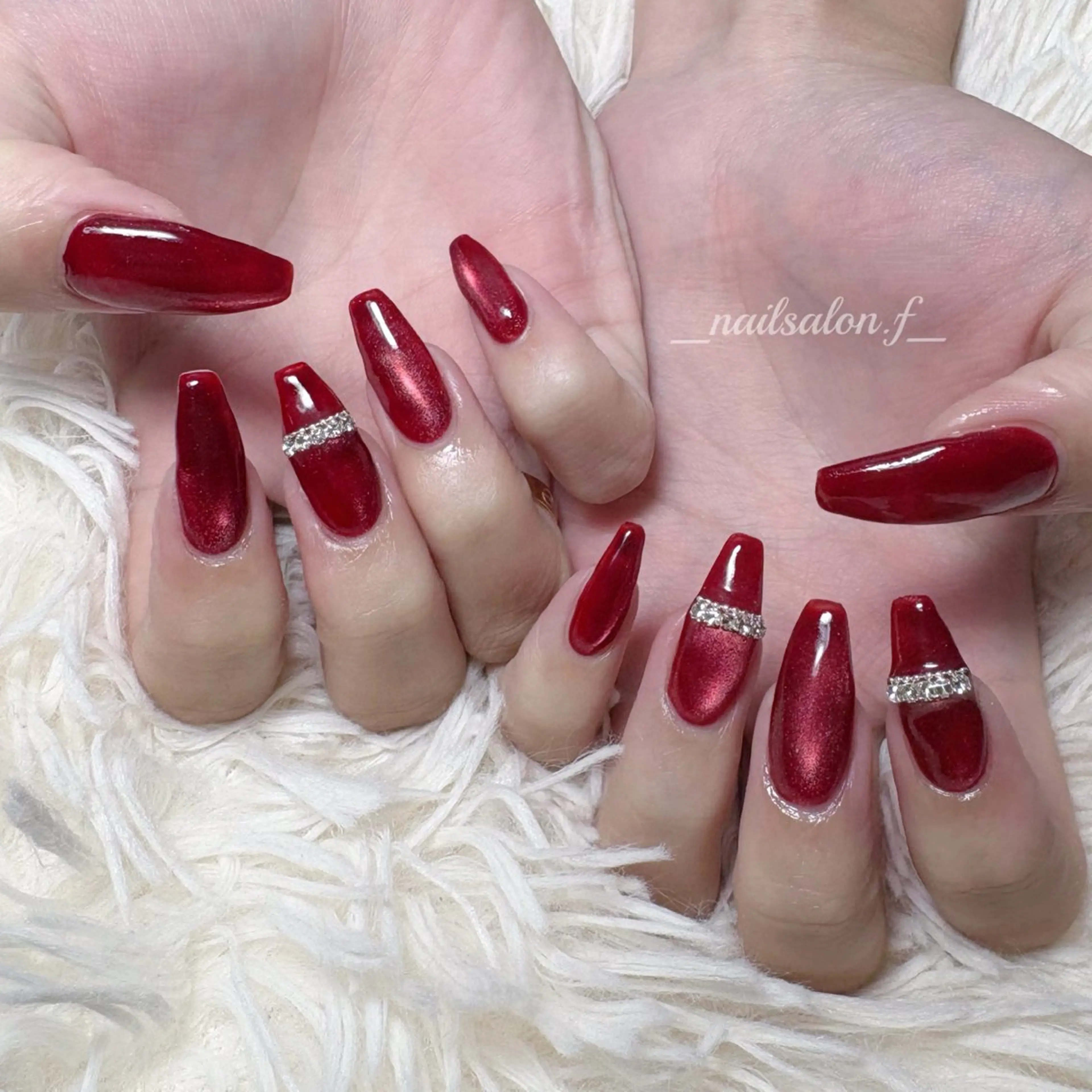 ネイル マグネットネイル ハンドネイル Nailsalon Fのネイルデザイン