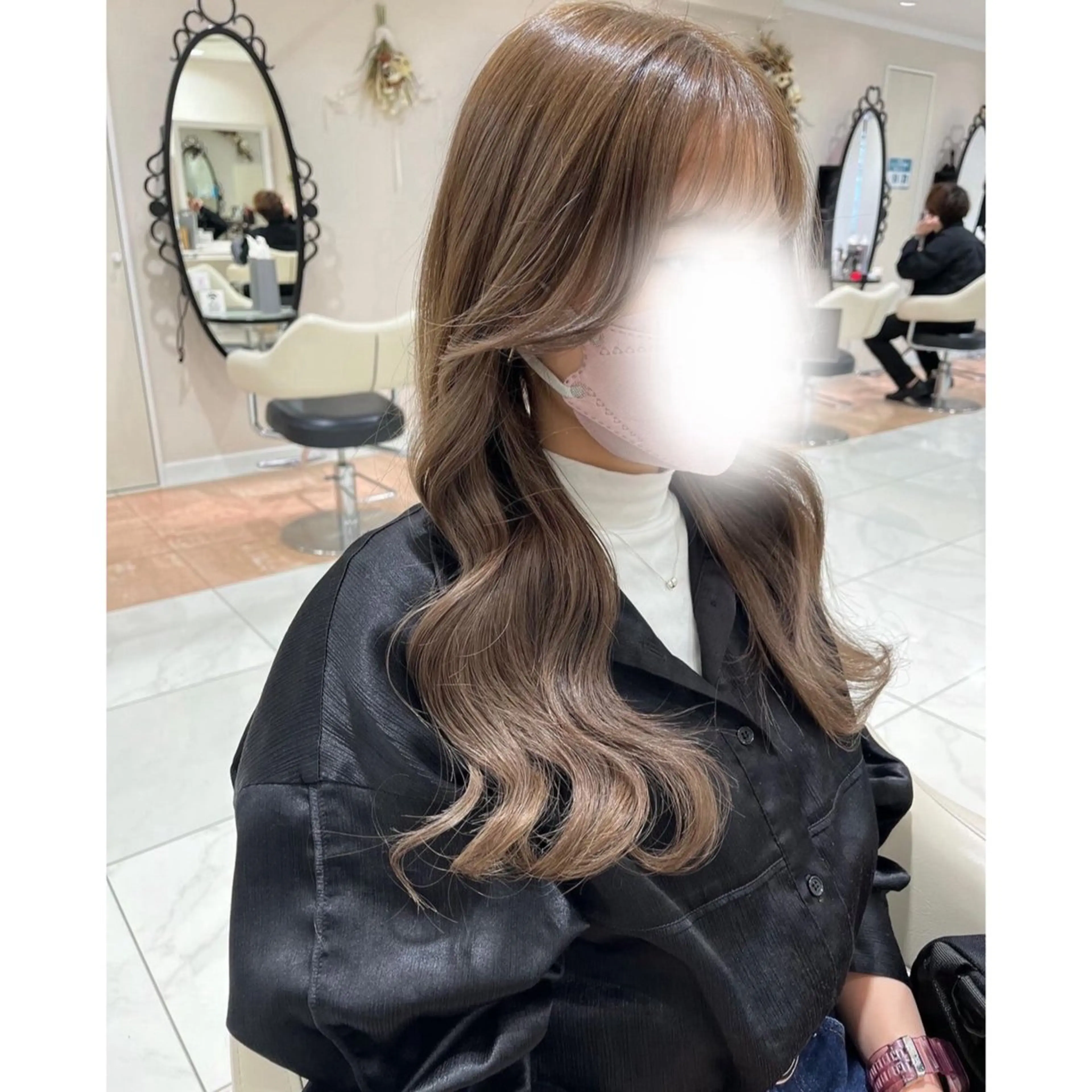 ロング ヘアアレンジ ヘアセット 韓国ヘア 🎀中川綾乃🎀のヘアスタイル