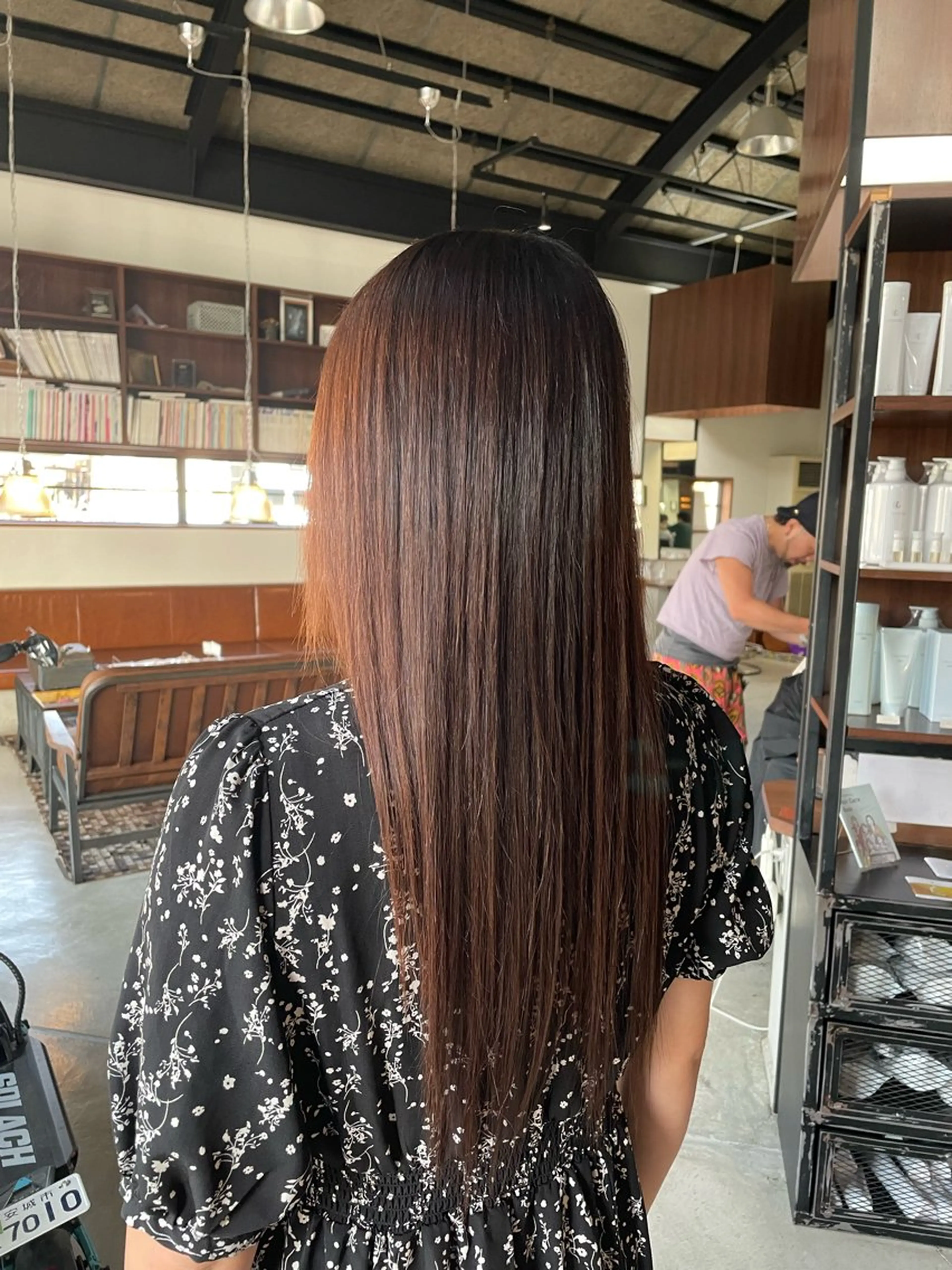 ロング 縮毛矯正 OGAWA NOAのヘアスタイル