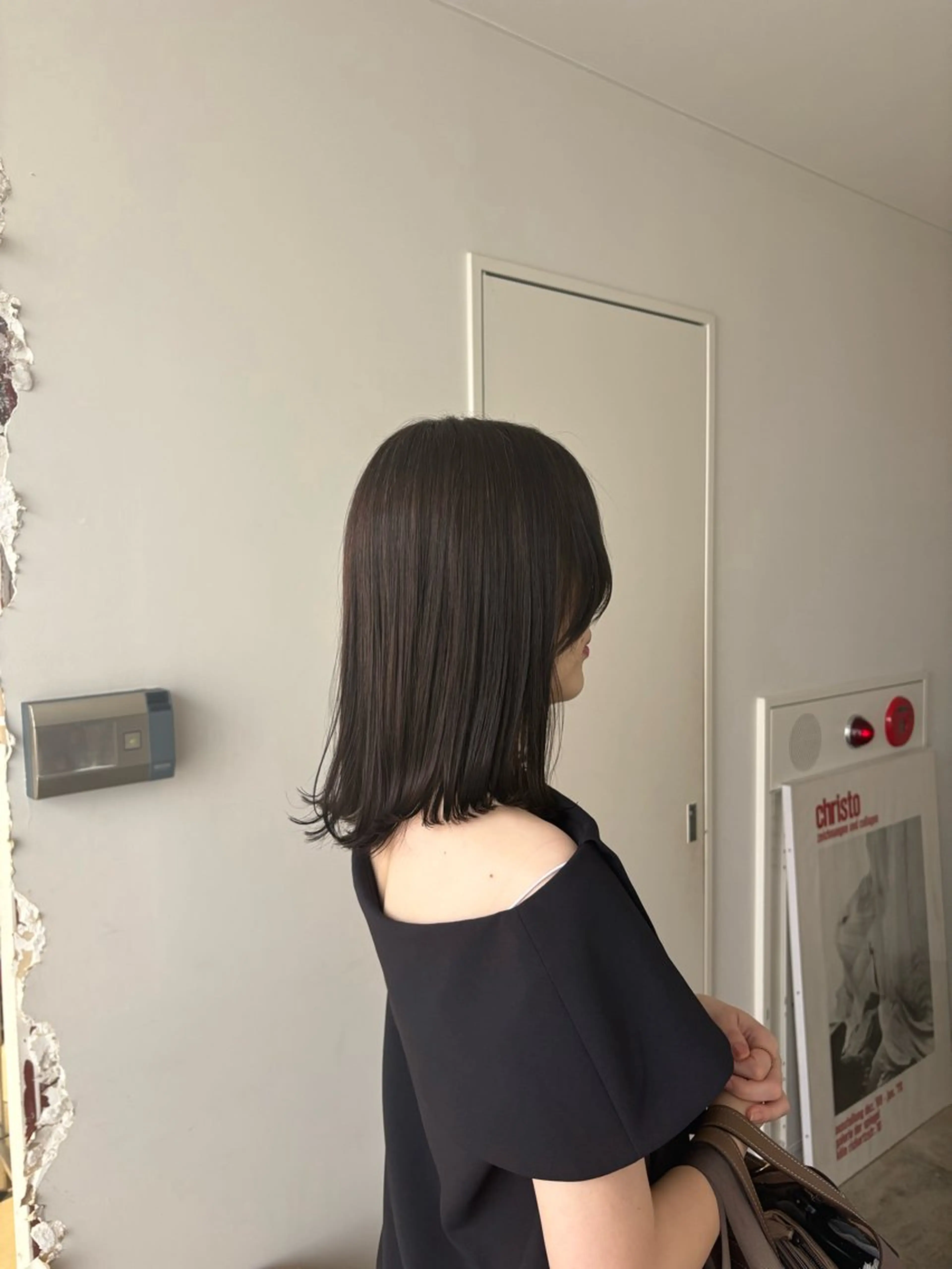 カラー 透明感カラー グレージュ オリーブカラー オリーブグレージュ オリーブグレー カット ヘアカラー トリートメント ヨシノ　ヒメカ /大阪美容室のヘアスタイル