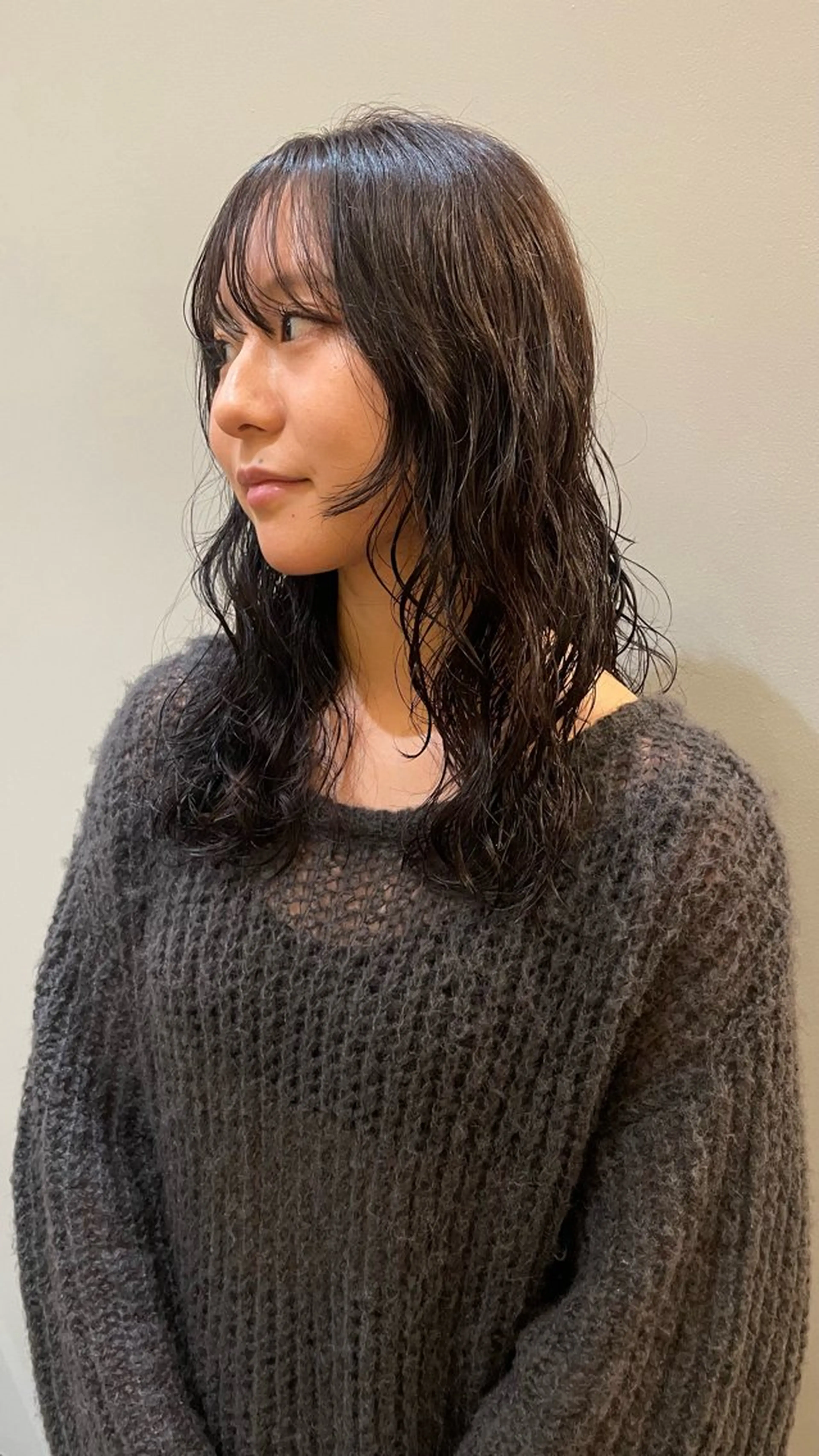セミロング パーマ 原宿/パーマ 🧺ユウマのヘアスタイル