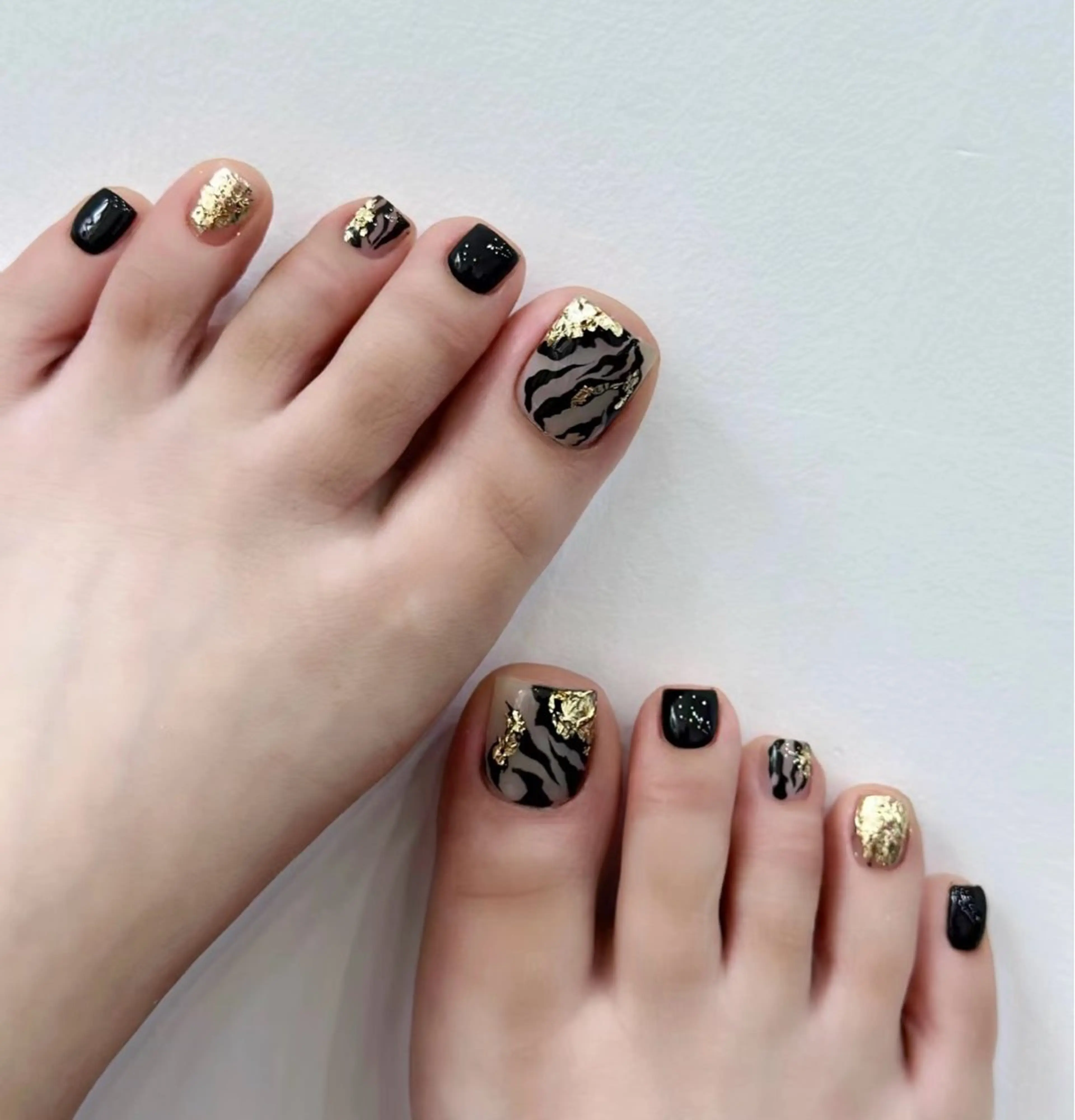 ネイル アートネイル フットネイル 持ち込み シンプルネイル BabyYouMi nailのネイルデザイン