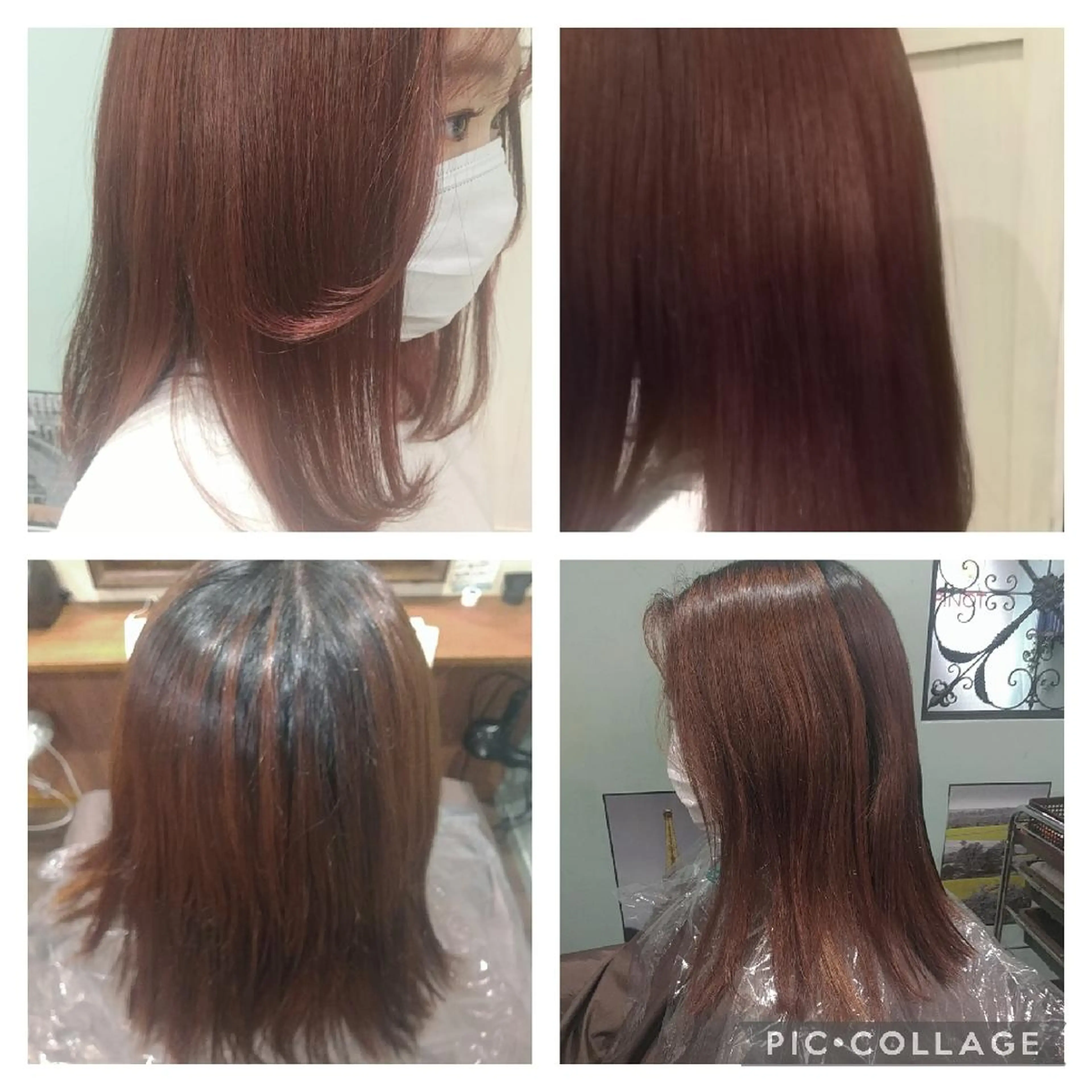 カラー ピンクカラー リアンドゥエルメ所属・エルメ NORIEのヘアスタイル