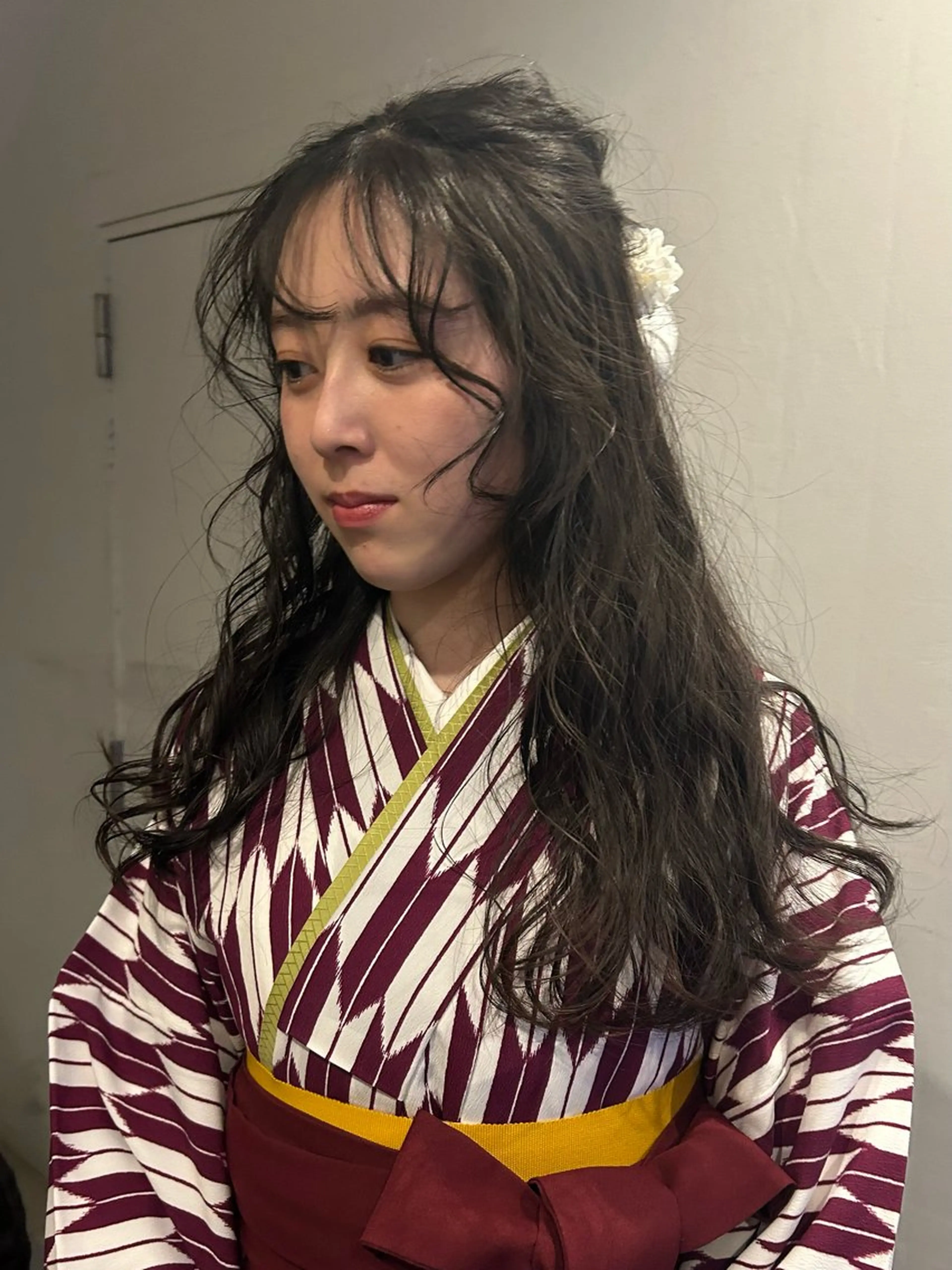 ヘアアレンジ 卒業式のヘアスタイル hen所属・心斎橋/レイヤー/ ブリーチ/モエのヘアスタイル