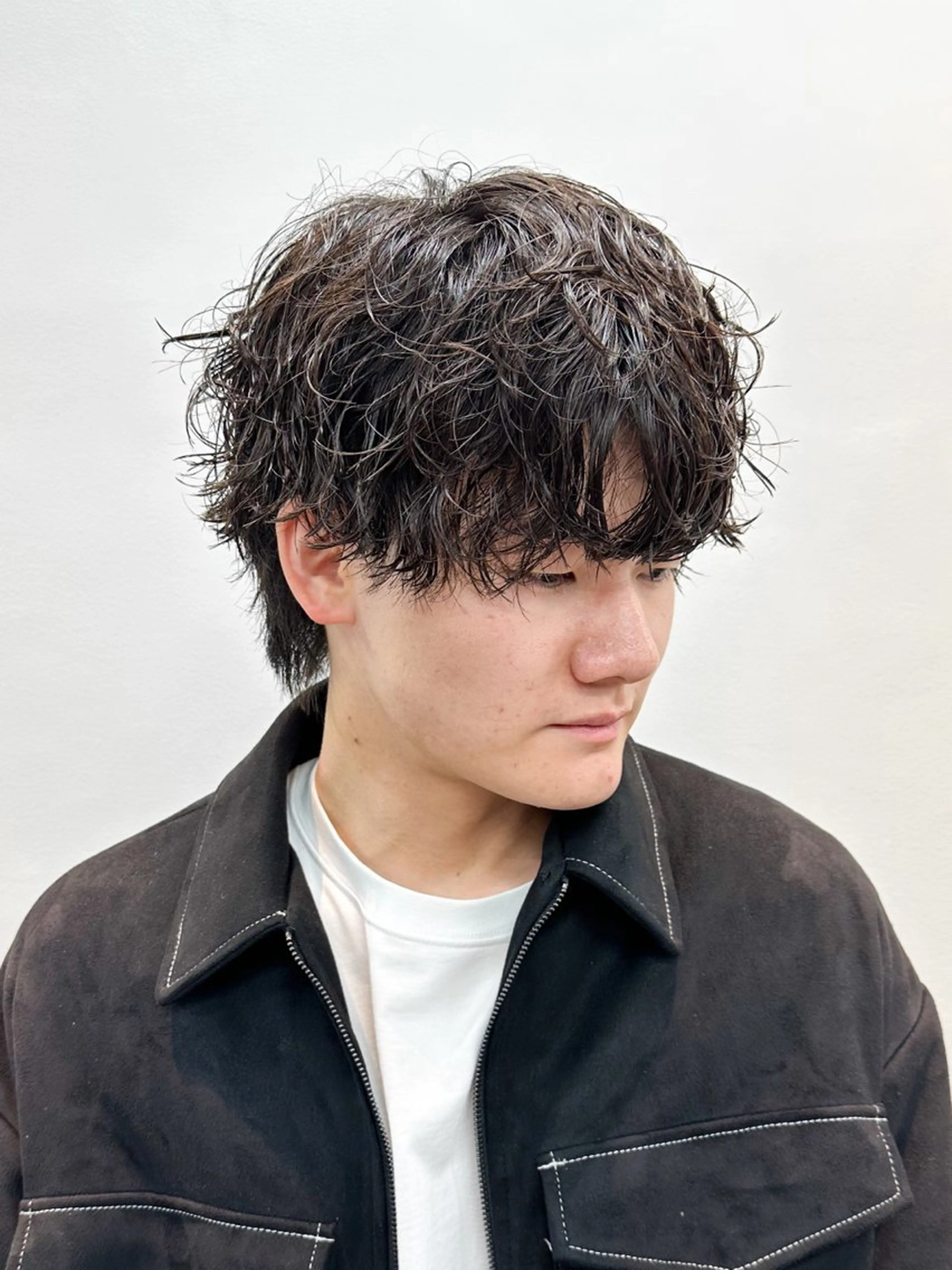 ショート パーマ メンズ カット パーマ メンズパーマ メンズ特化ryoのヘアスタイル
