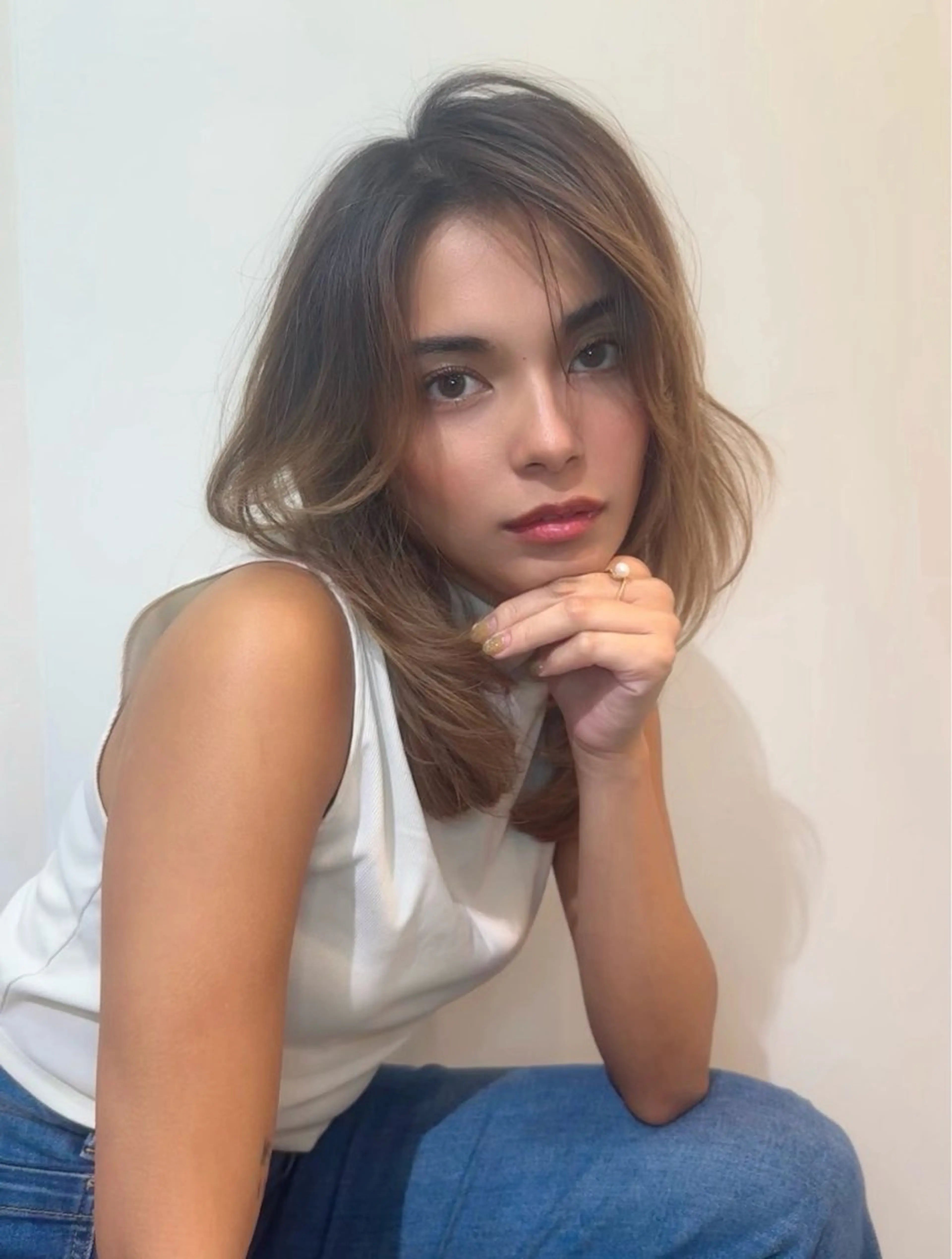 セミロング 表参道/レイヤー/ ABU🐦‍🔥のヘアスタイル