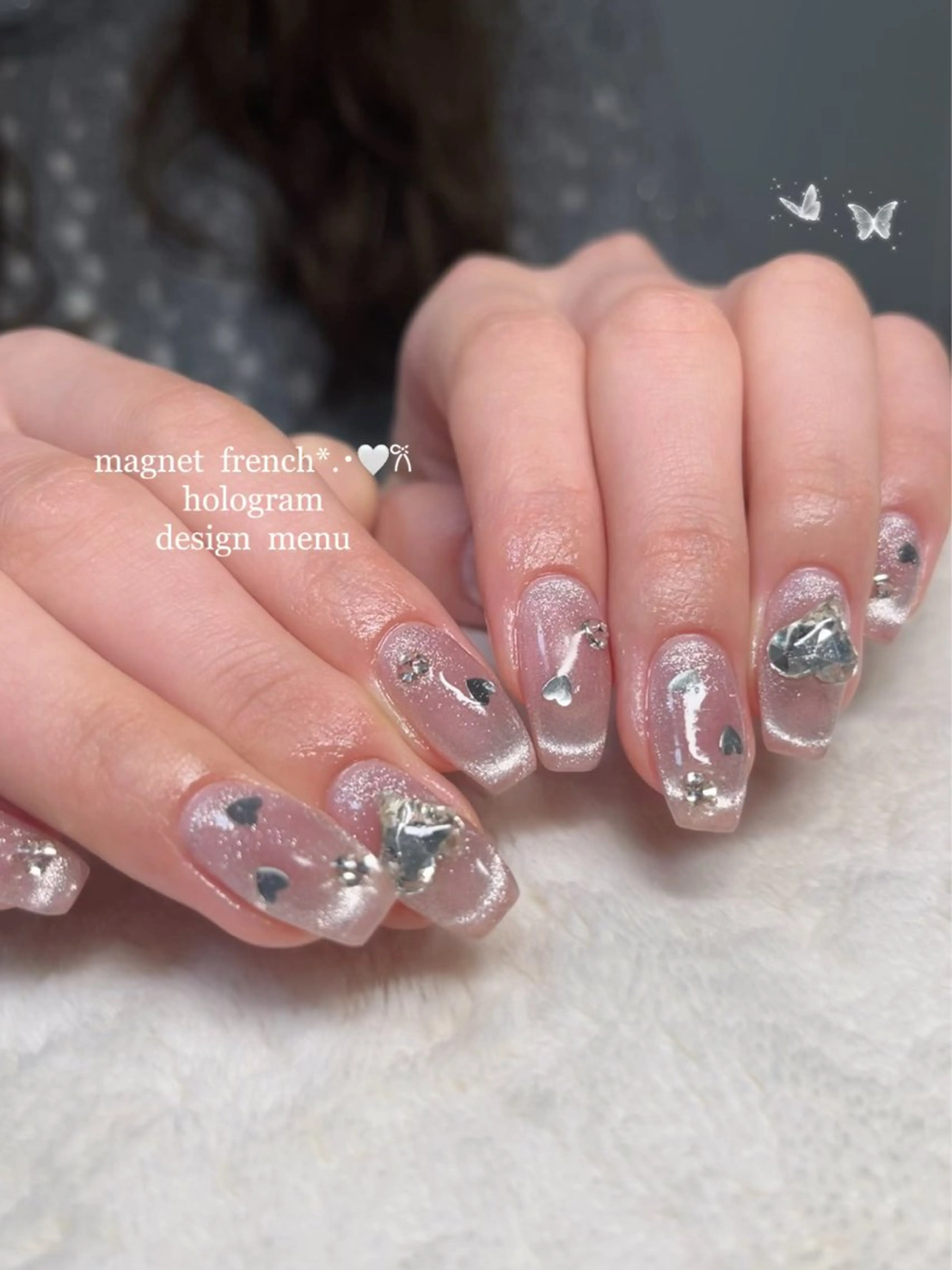 ネイル ハンドネイル dimples yuki 営業電話❌のネイルデザイン