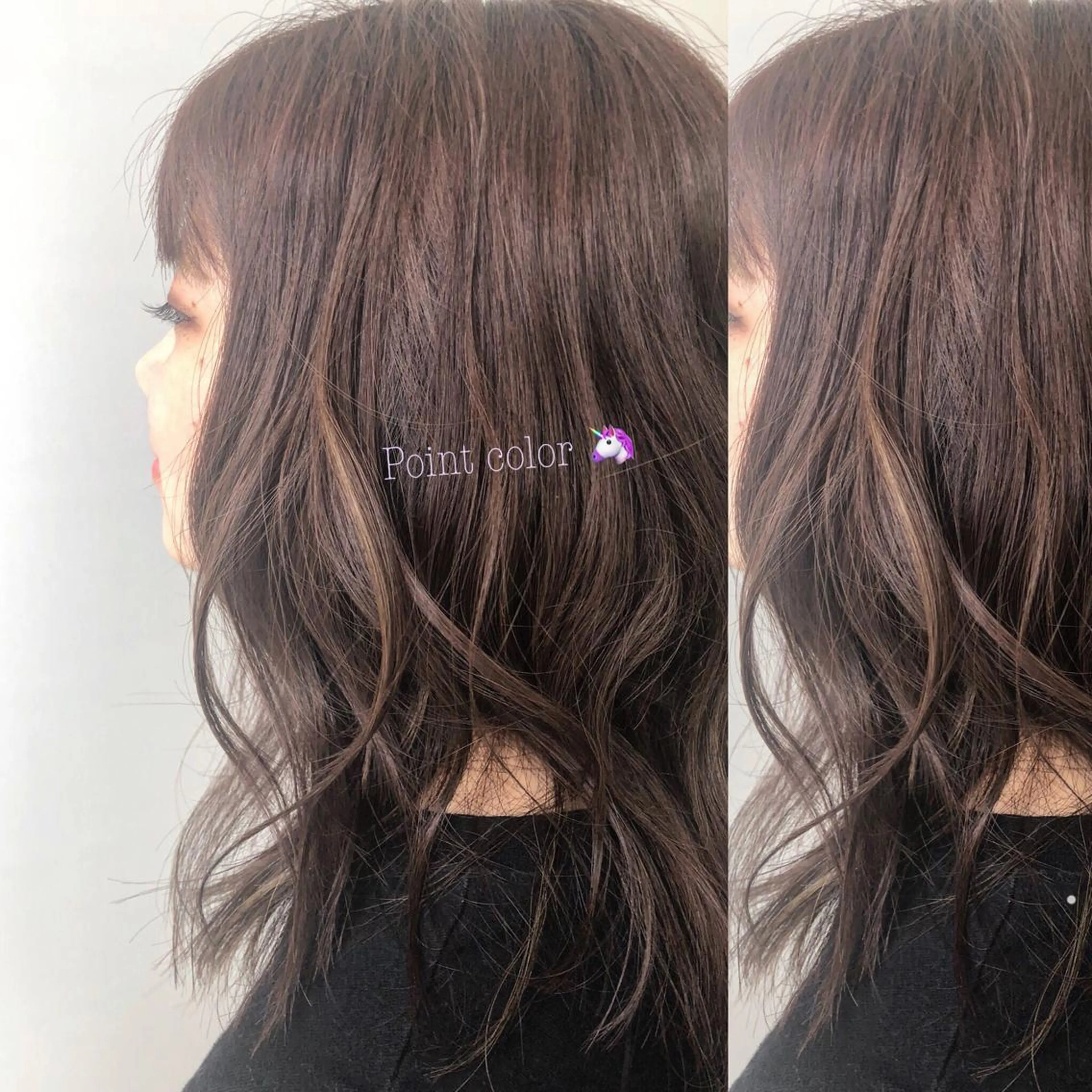 セミロング Riches by ENVY 西宮北口　リシェス バイ エンヴィー所属・SARA / 髪質改善/西宮北口のヘアスタイル