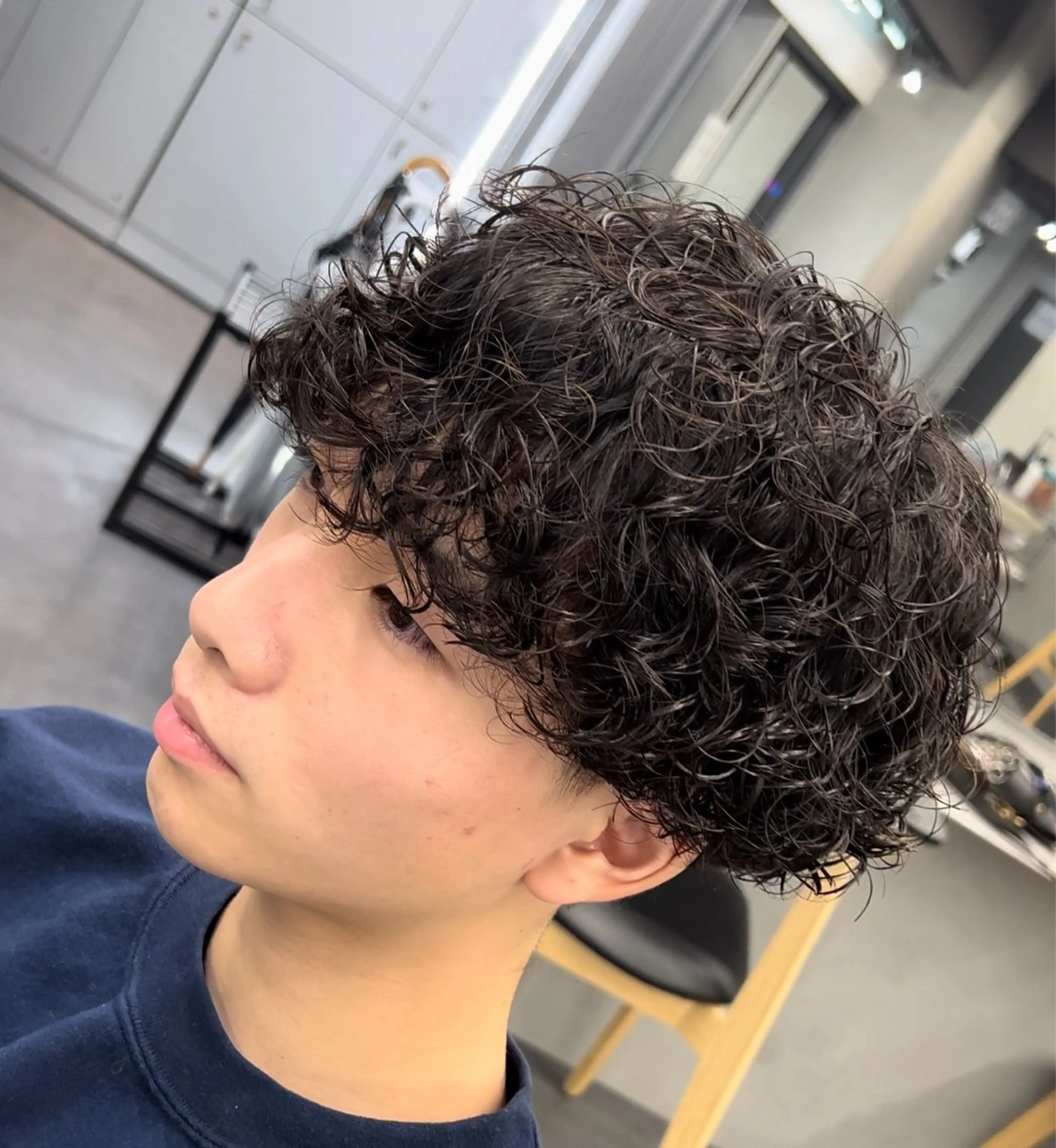 ショート パーマ メンズ メンズパーマ プードルパーマ プードルパーマ 松下 友希 【fifth】のヘアスタイル