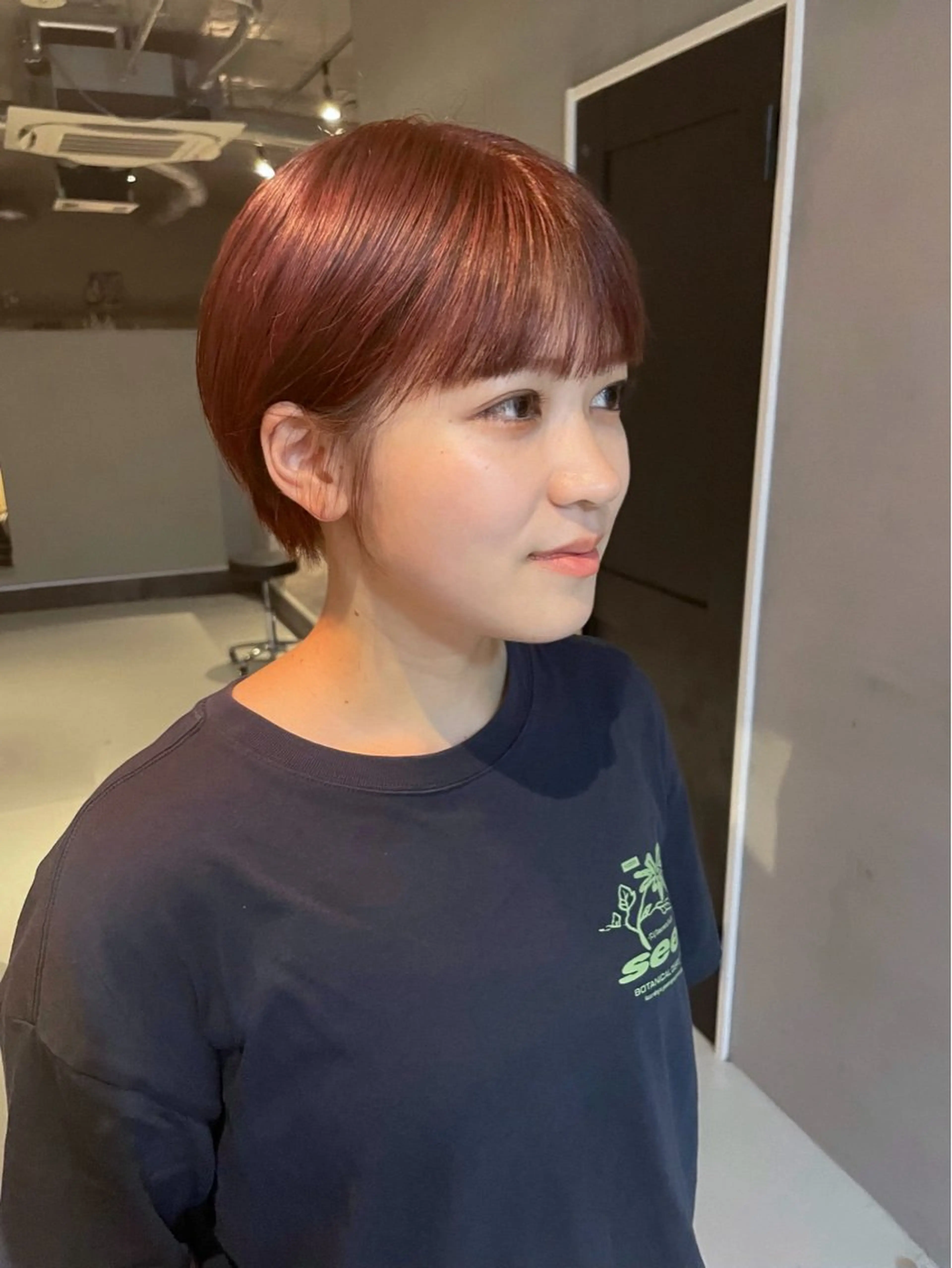 ショート ヘアカラー トリートメント 小野 龍樹のヘアスタイル