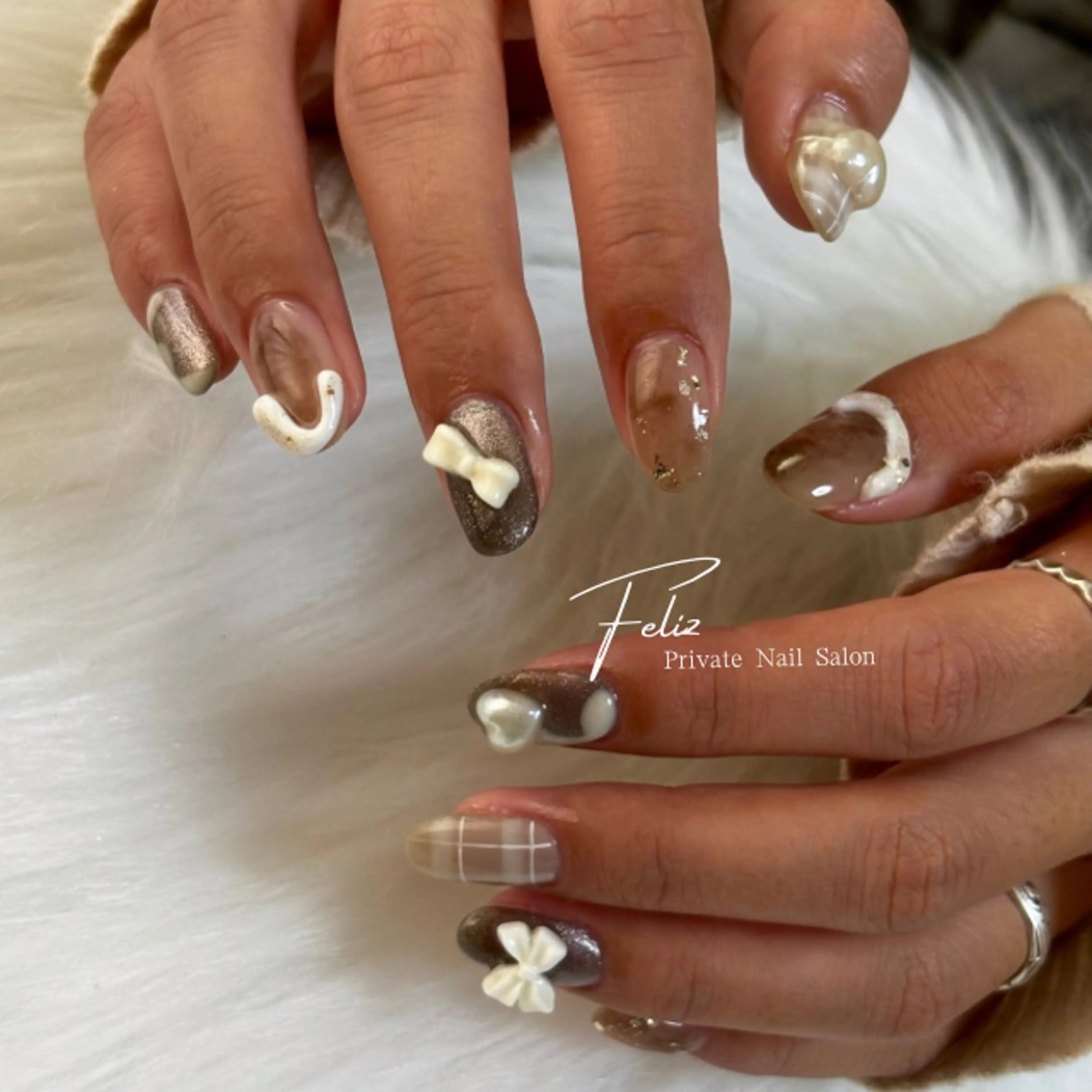 ネイル ハンドネイル ハンドケア Feliz所属・Feliz 楽しいネイルサロンのネイルデザイン
