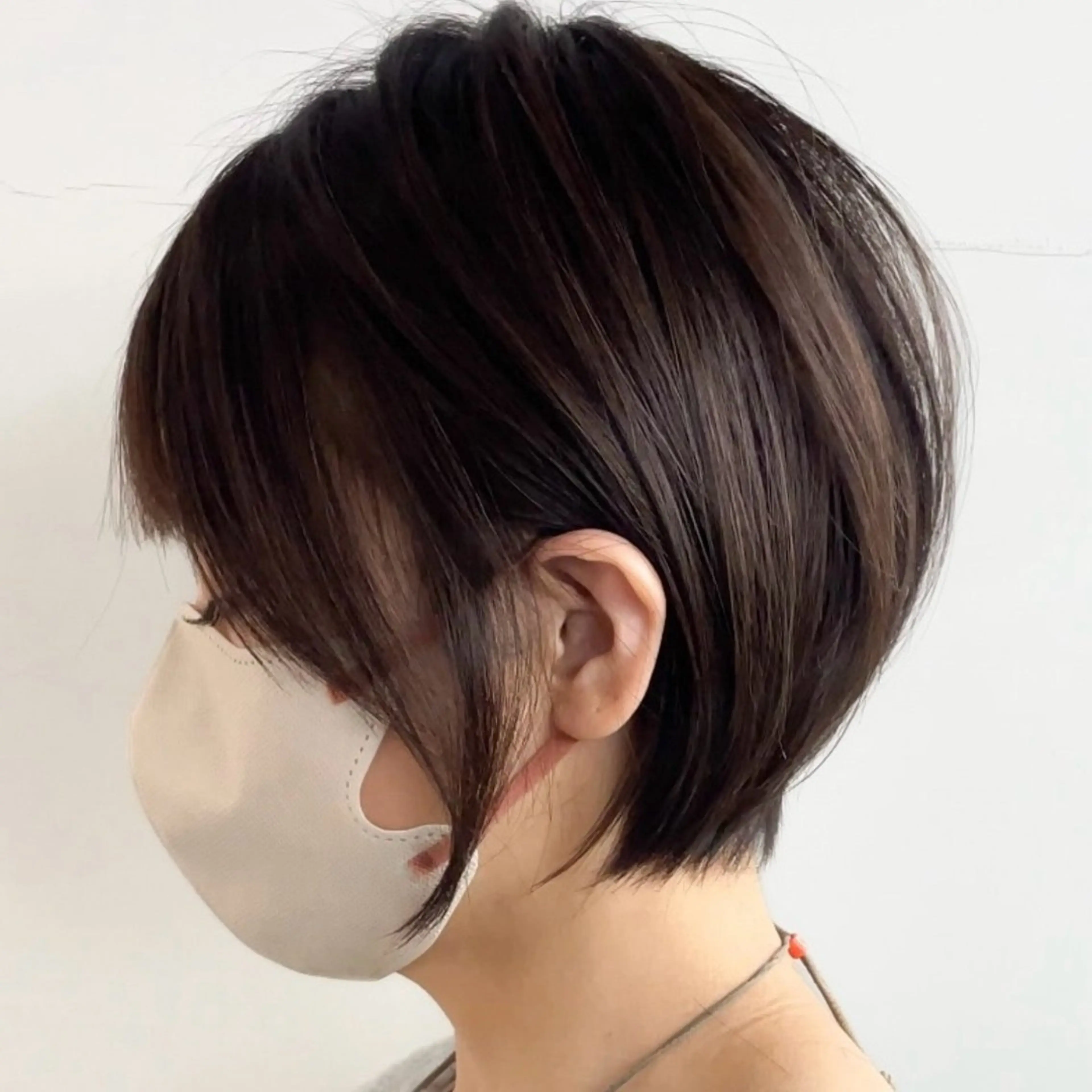 ショート カラー 丸みショート ショートヘア 小顔カット ショート/ボブ 🤍makiのヘアスタイル