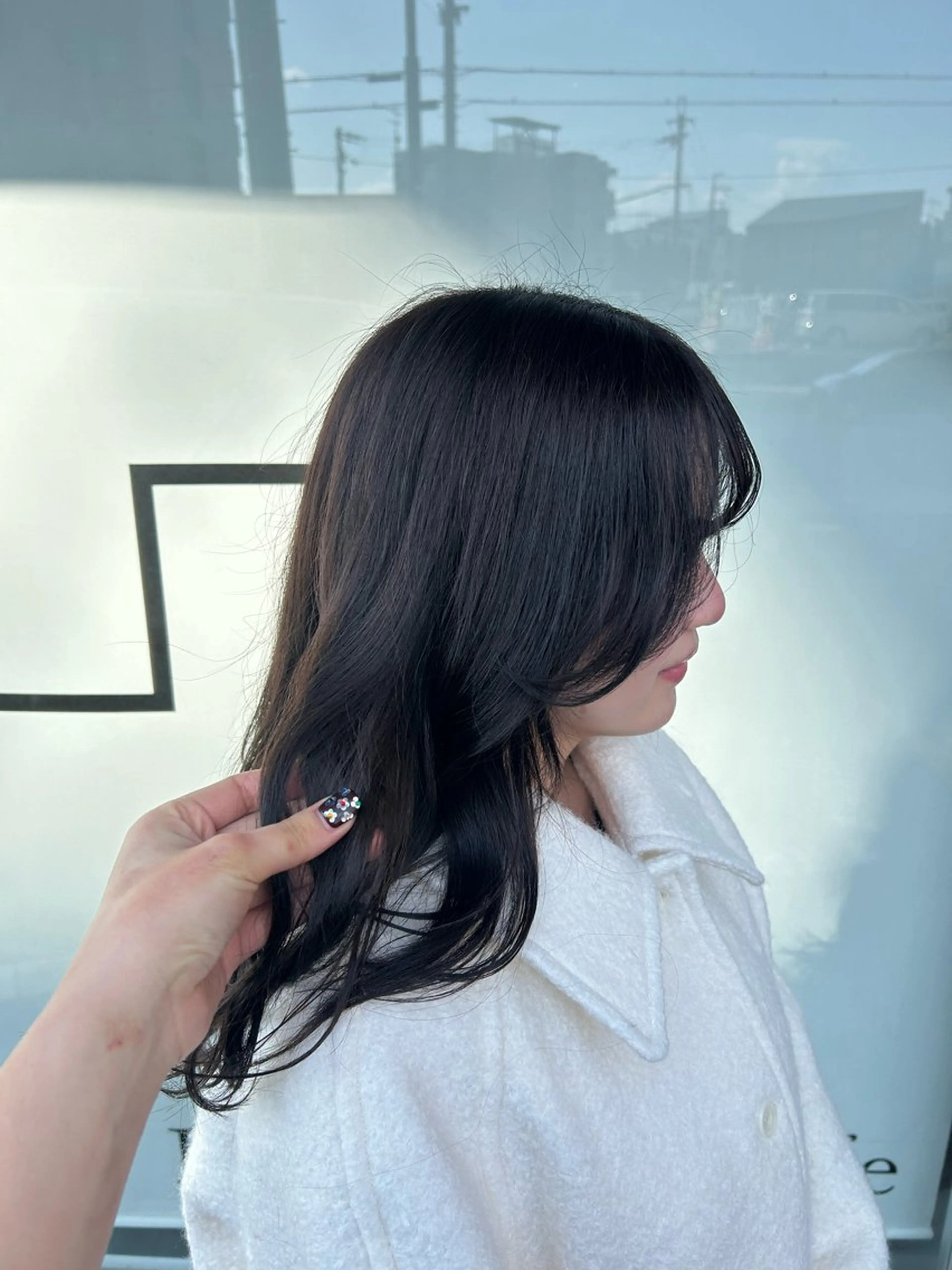 ロング カラー 成田 有沙のヘアスタイル