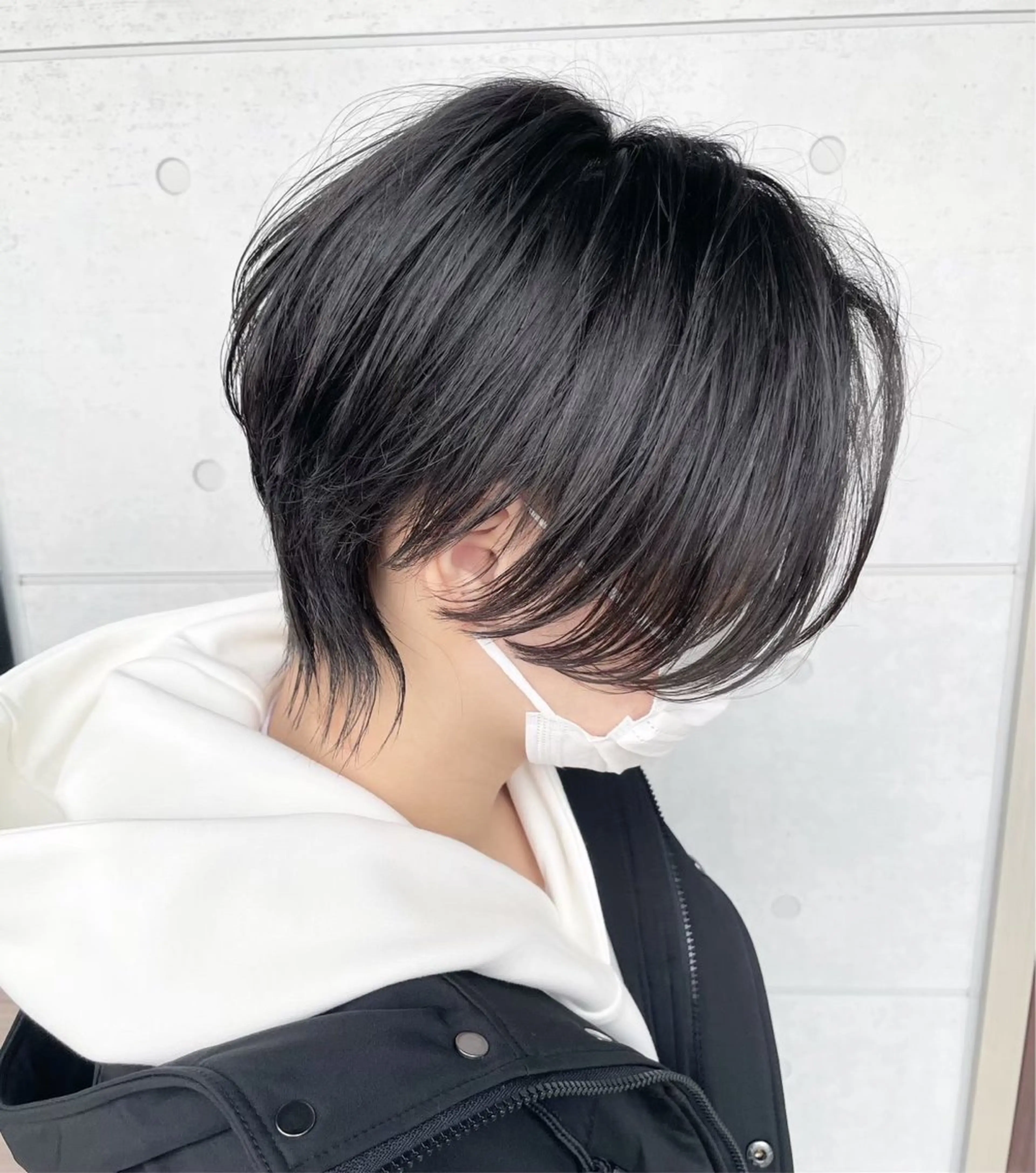 ショート カラー ヘアアレンジ 似合わせカット ショートヘア 飛田 楓信のヘアスタイル