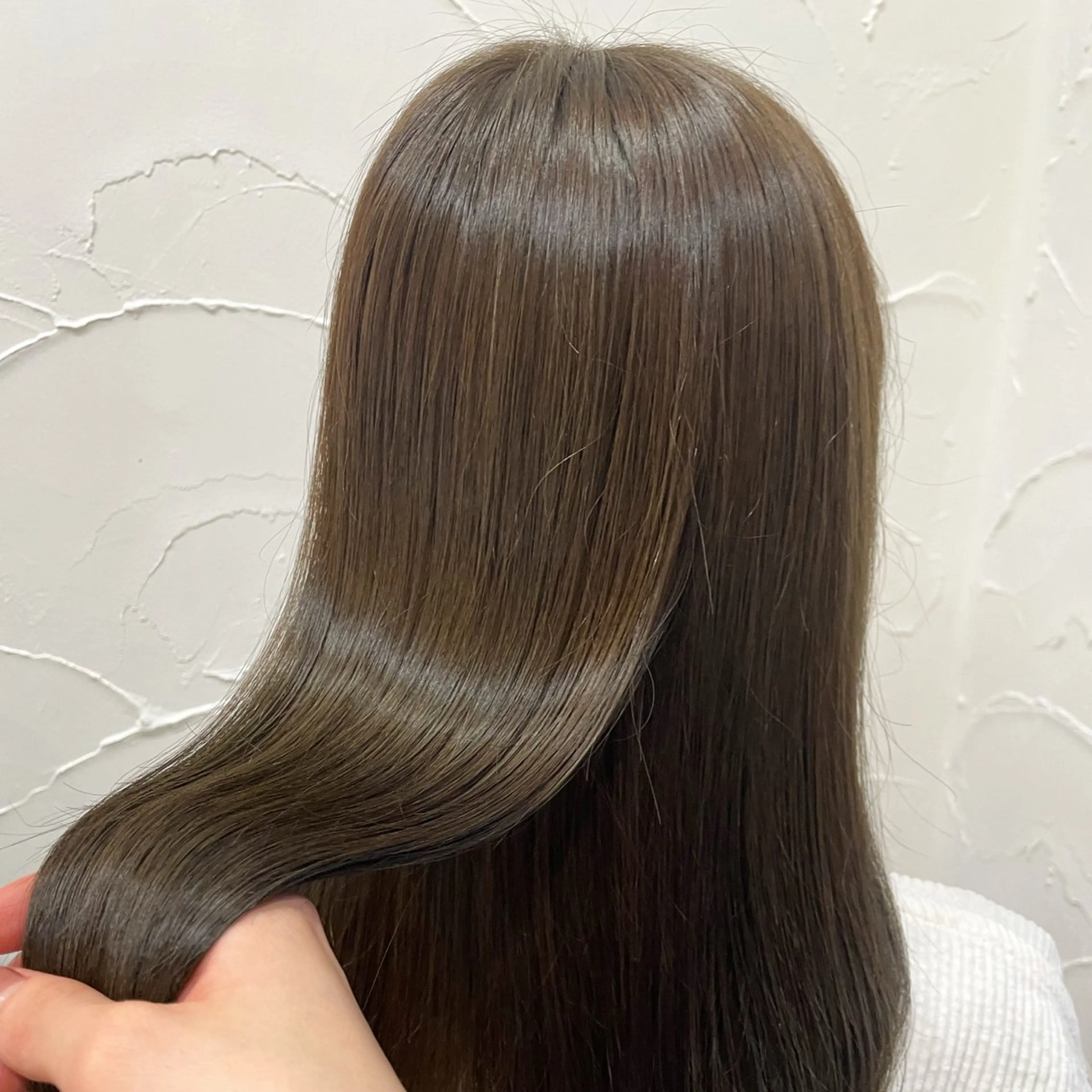 ロング カラー パーマ 髪質改善 UN BLEACHのヘアスタイル