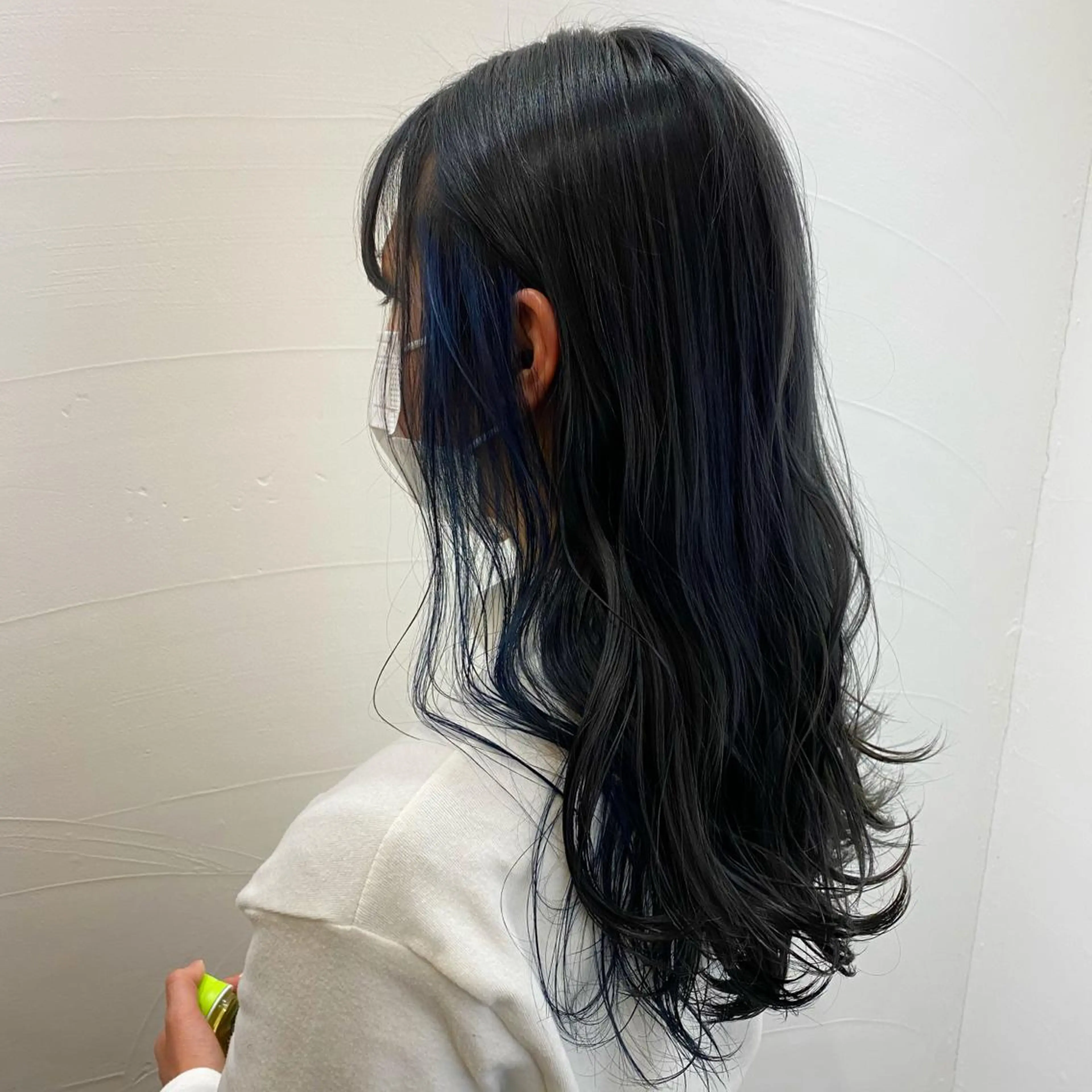 ロング ミストバング ハイライト 髪質改善 ヨシンモリ 韓国風ヘア 韓国ヘア特化 💟 ララア 💟のヘアスタイル