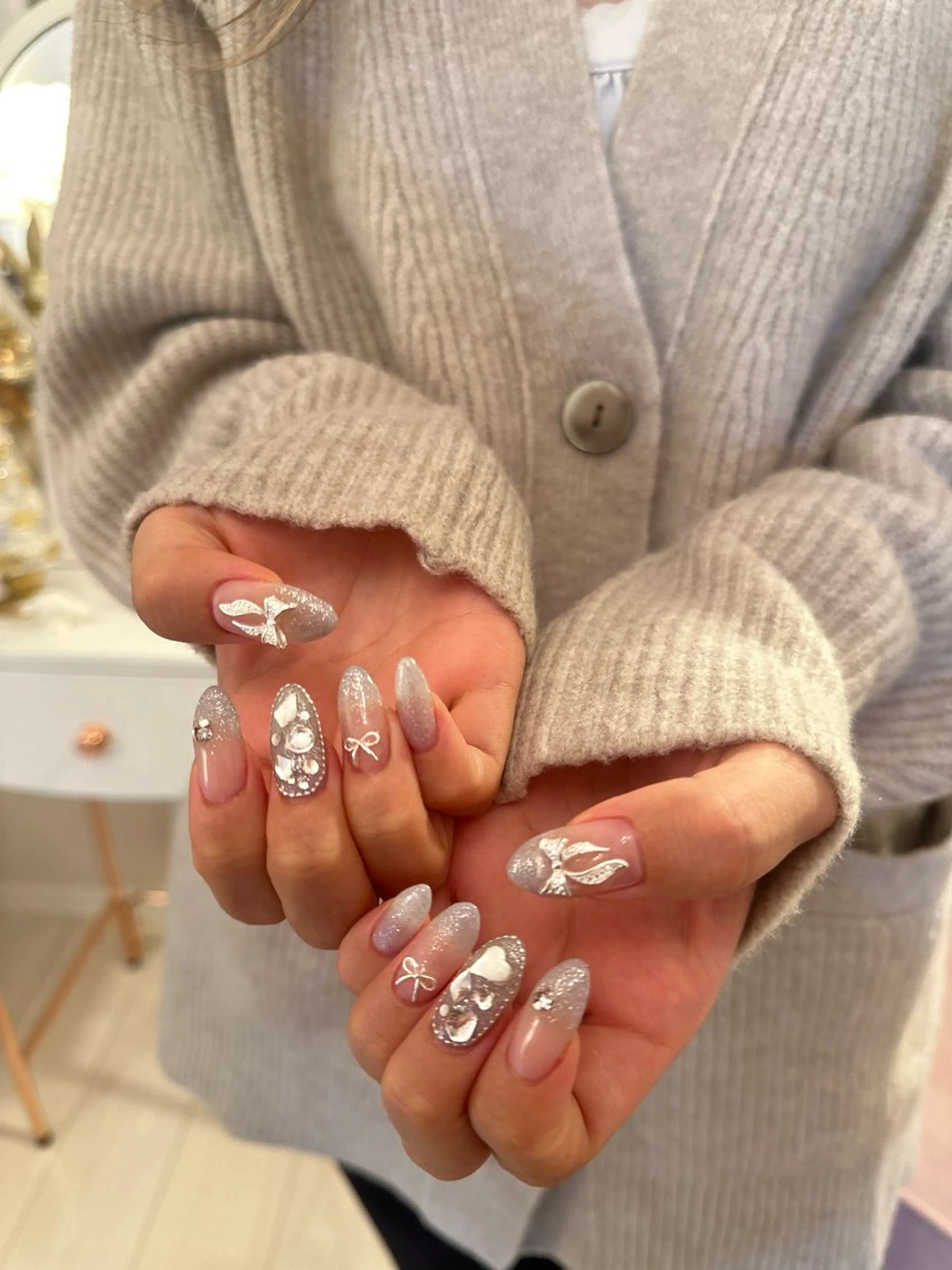 ネイル ブルー nail salon coco.のネイルデザイン