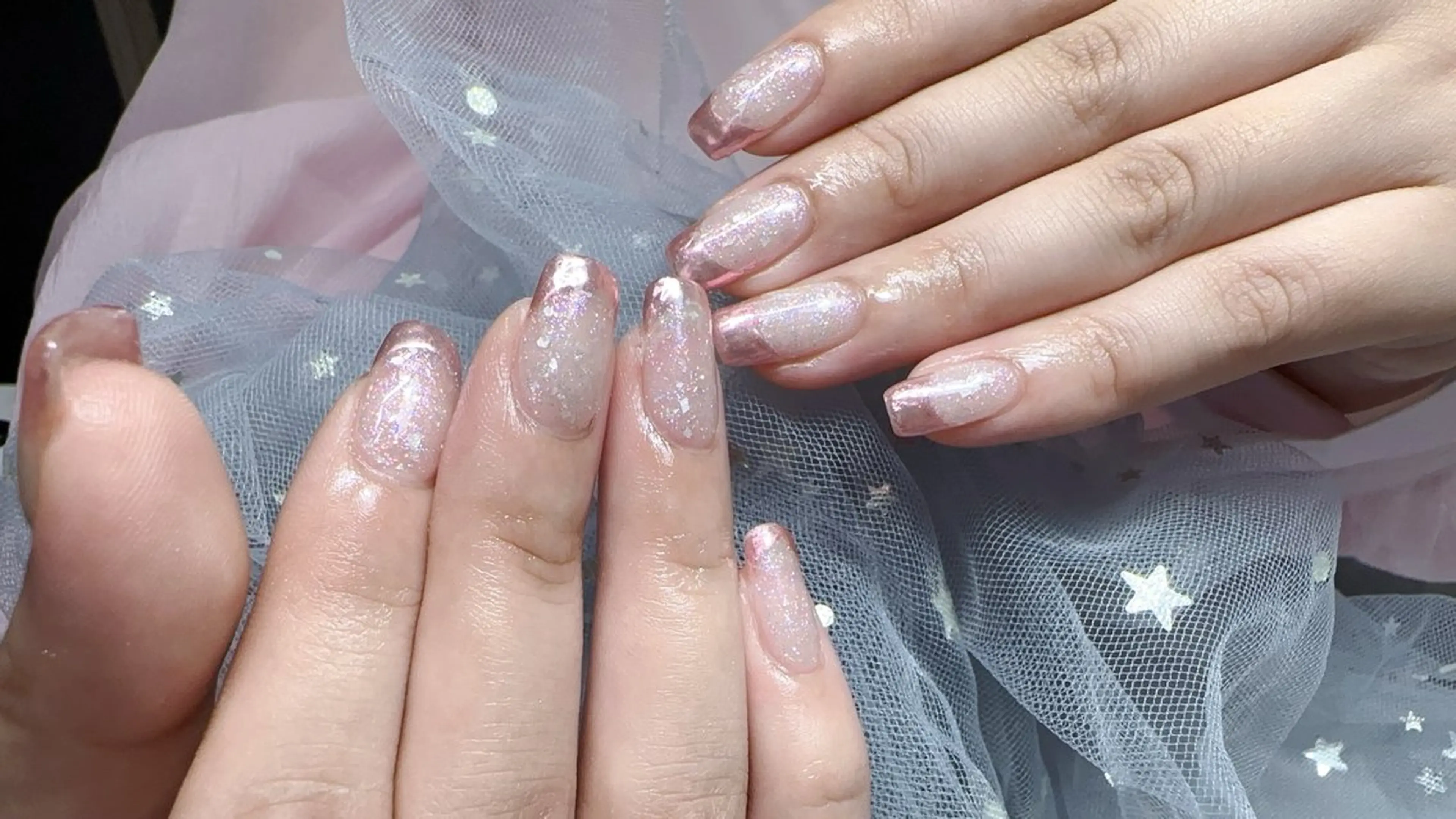 ネイル フレンチネイル ミラーネイル ハンドネイル Nail Salon J.Cのネイルデザイン