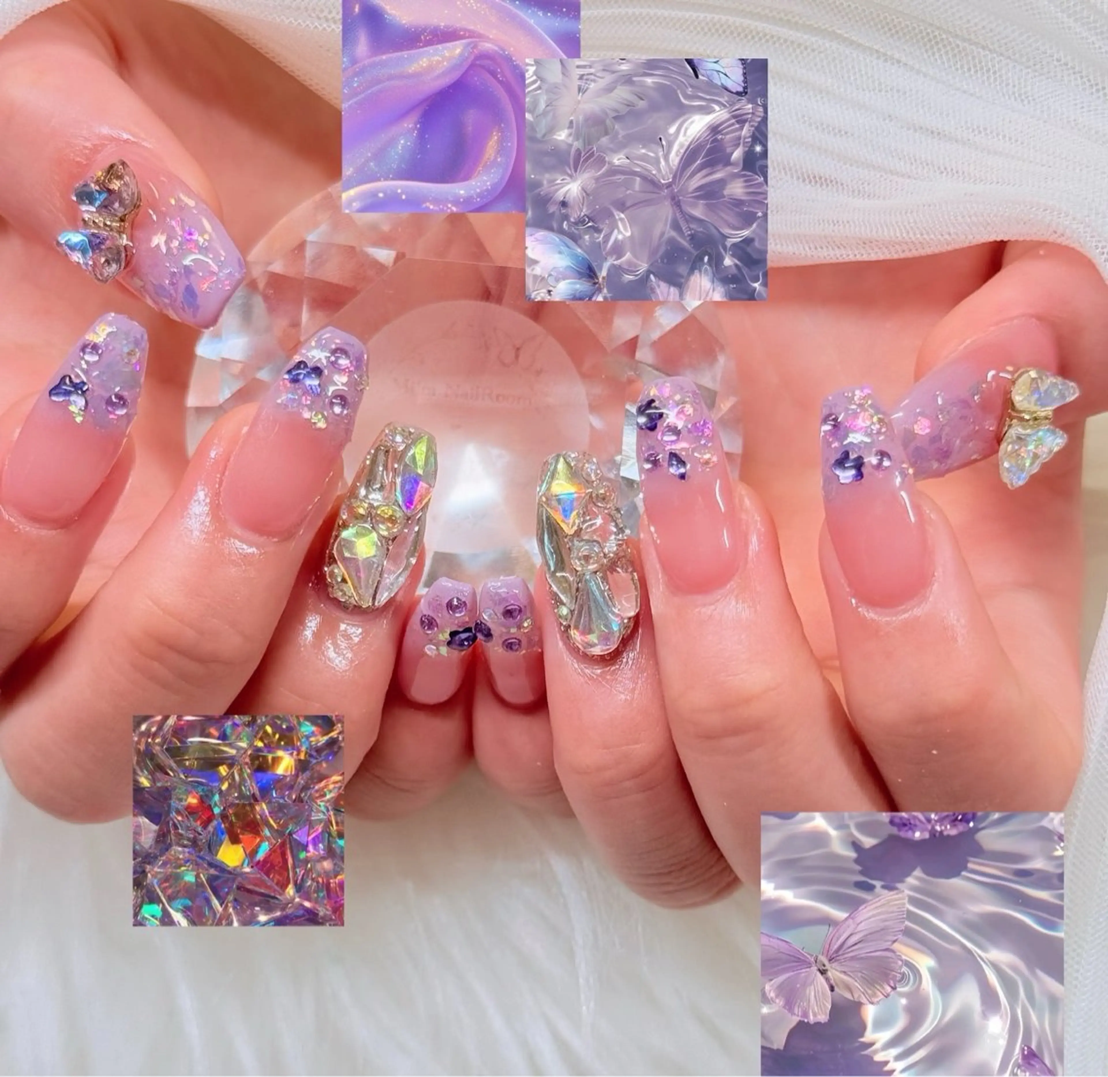 ネイル 長さ出し MIRA NAILROOM SALON所属・MIRA NAILROOMのネイルデザイン