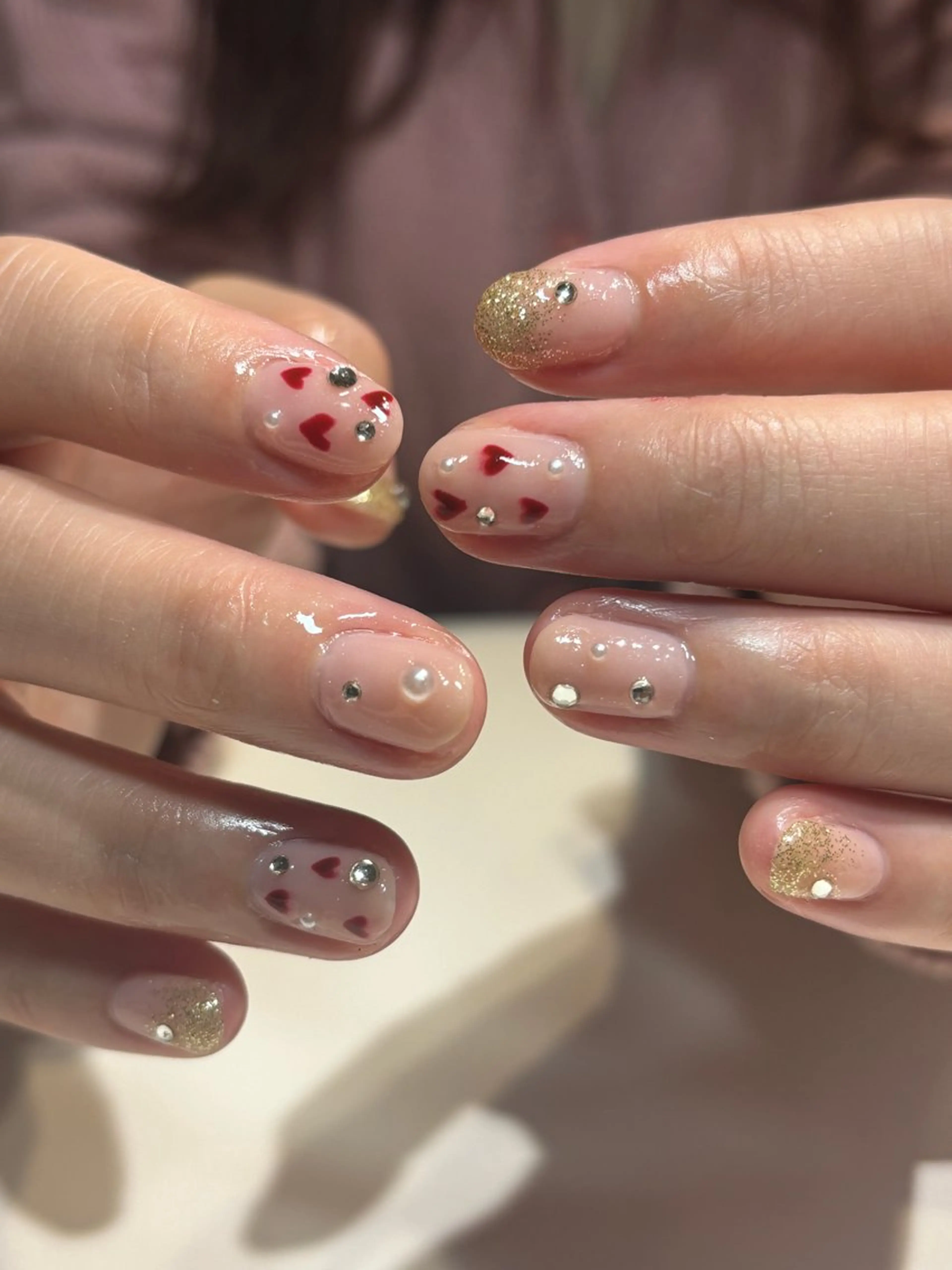 ネイル フットネイル フレンチネイル ジェルネイル グラデーション マグネットネイル ハンドネイル ヘアー.ネイル二刀流 misa🫧のヘアスタイル