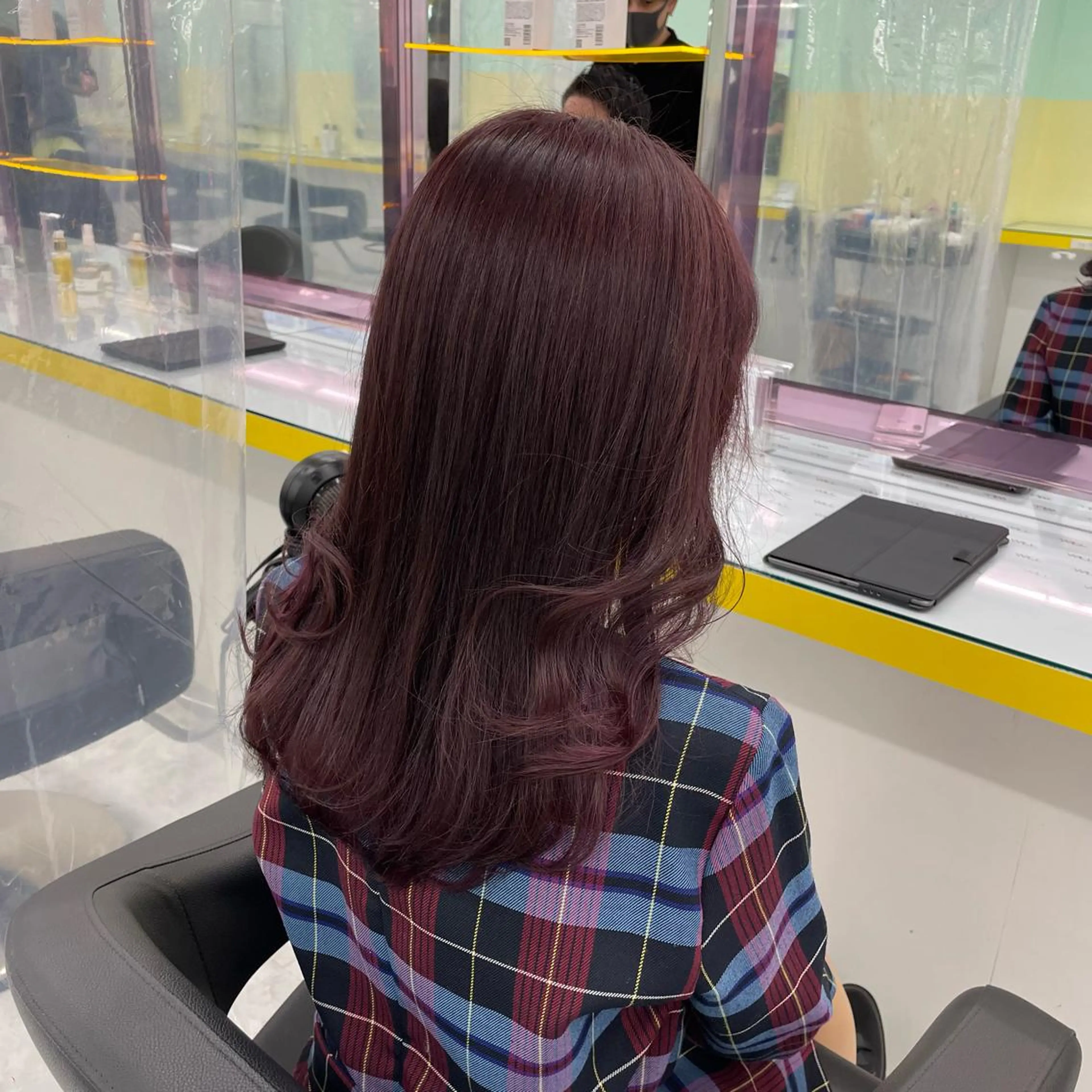 セミロング カラー パーマ ヘアアレンジ メンズ ヘアカラー トリートメント ヘッドスパ ヘアセット 💜寒色特化 門脇誠弥💜のヘアスタイル