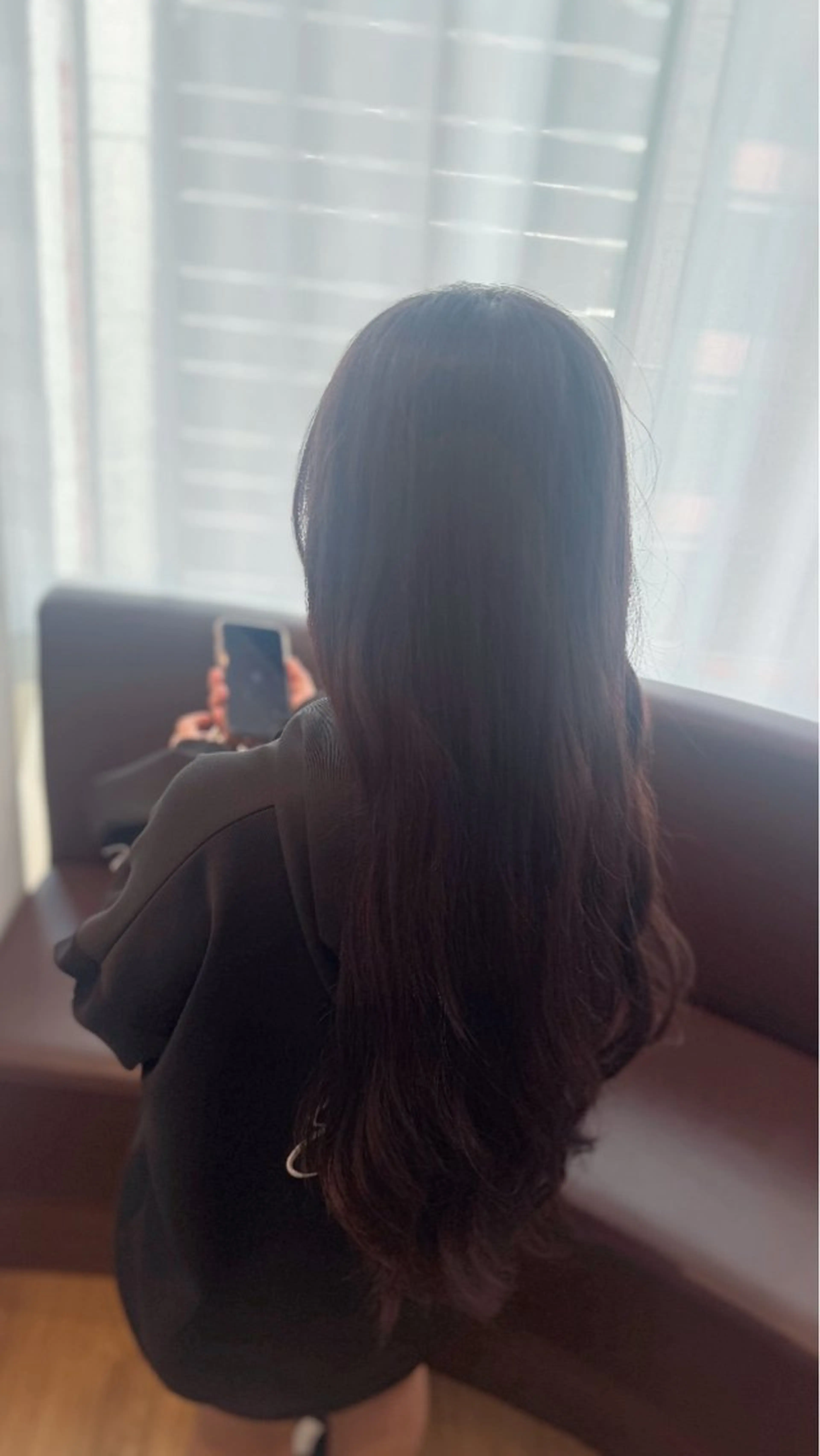ロング ヘアカラー トリートメント 新宿三丁目💜 空陽💙のヘアスタイル