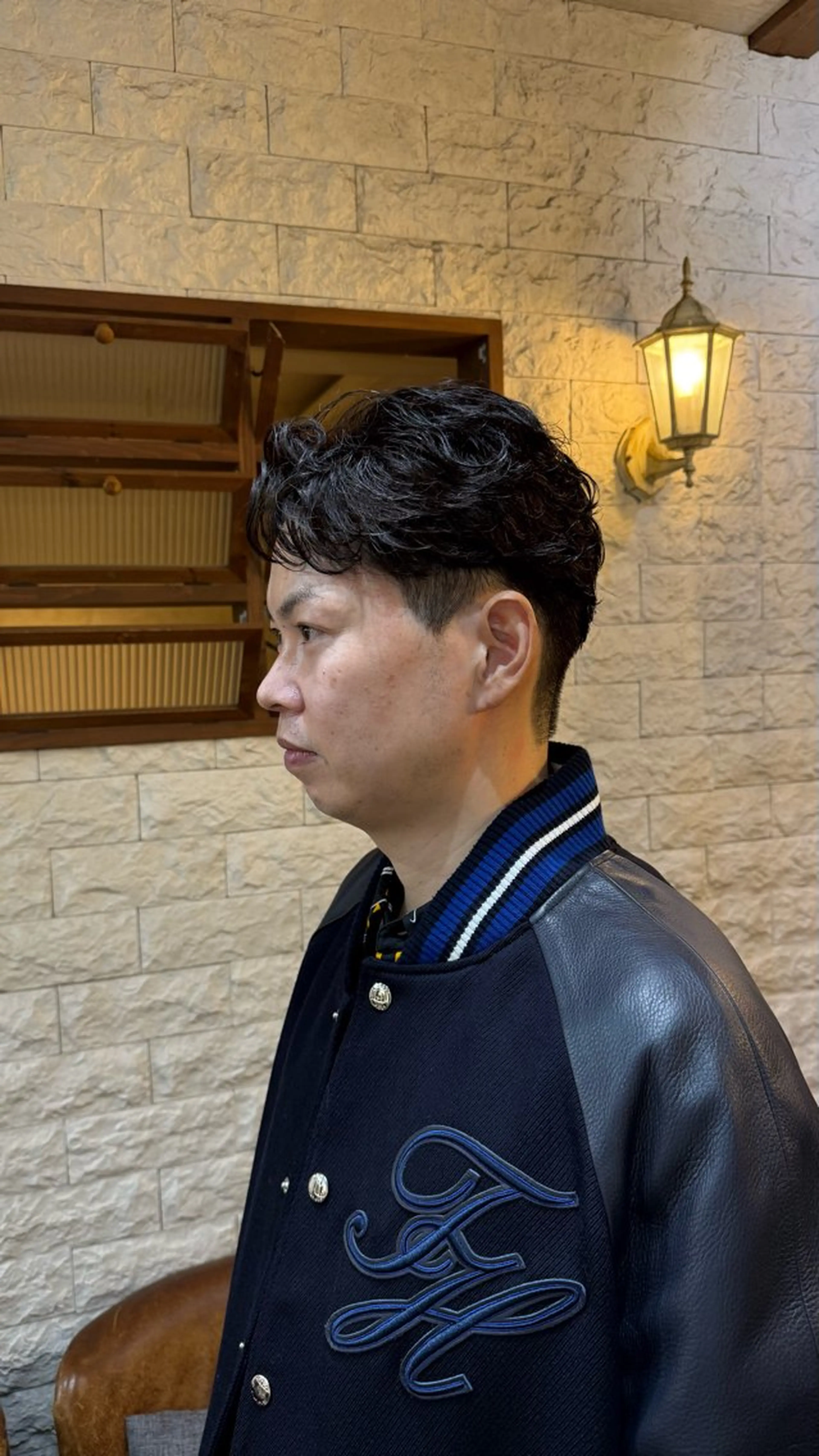 パーマ カット パーマ メンズパーマ✨️/ 縮毛カラー🫧あきはのヘアスタイル