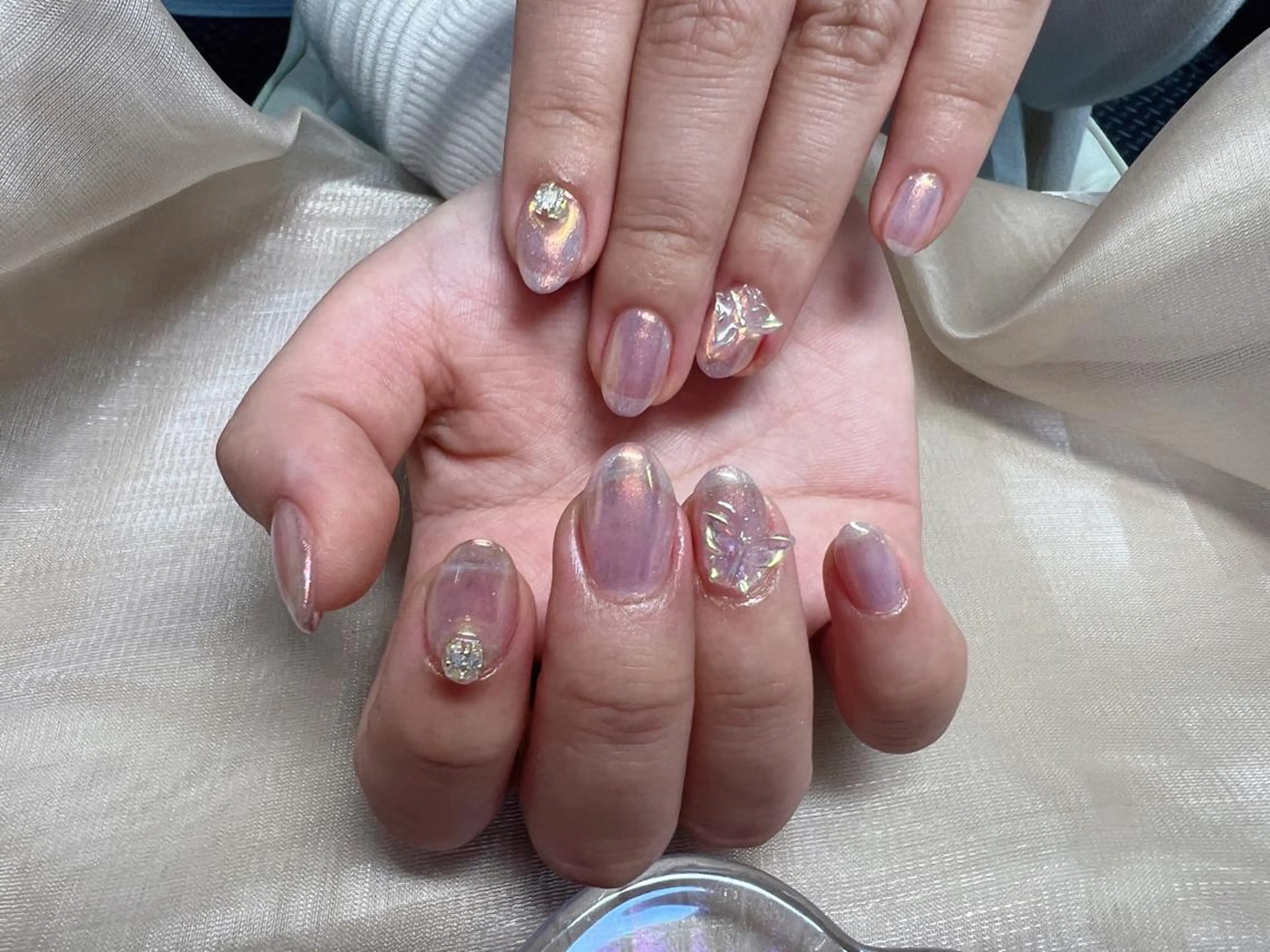 カラー ネイル ミラーネイル L·COCO Nail所属・L♡ COCO nailのネイルデザイン