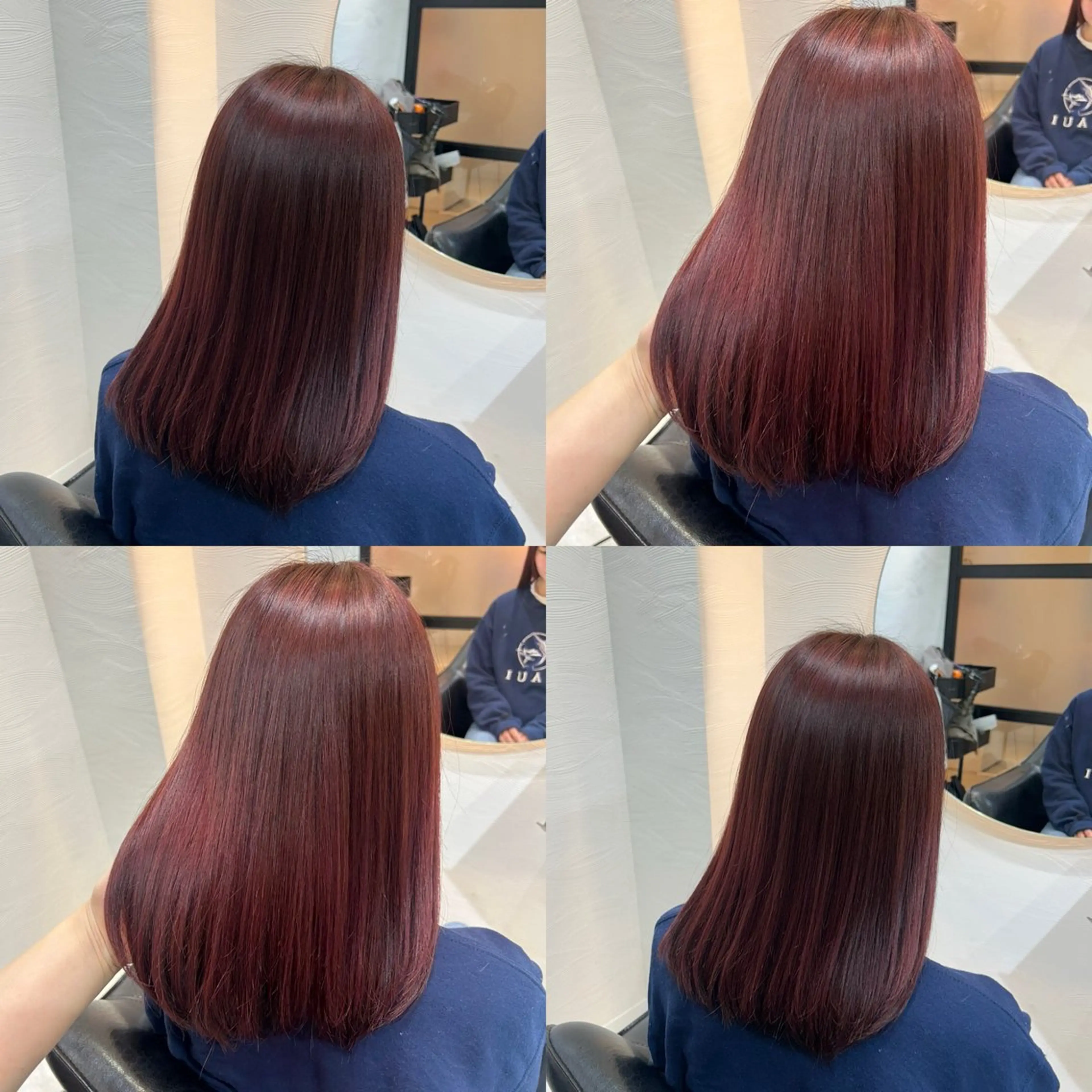 ミディアム カラー カット ヘアカラー トリートメント 🤍透明感/韓国風 🤍サクラギヒトミのヘアスタイル