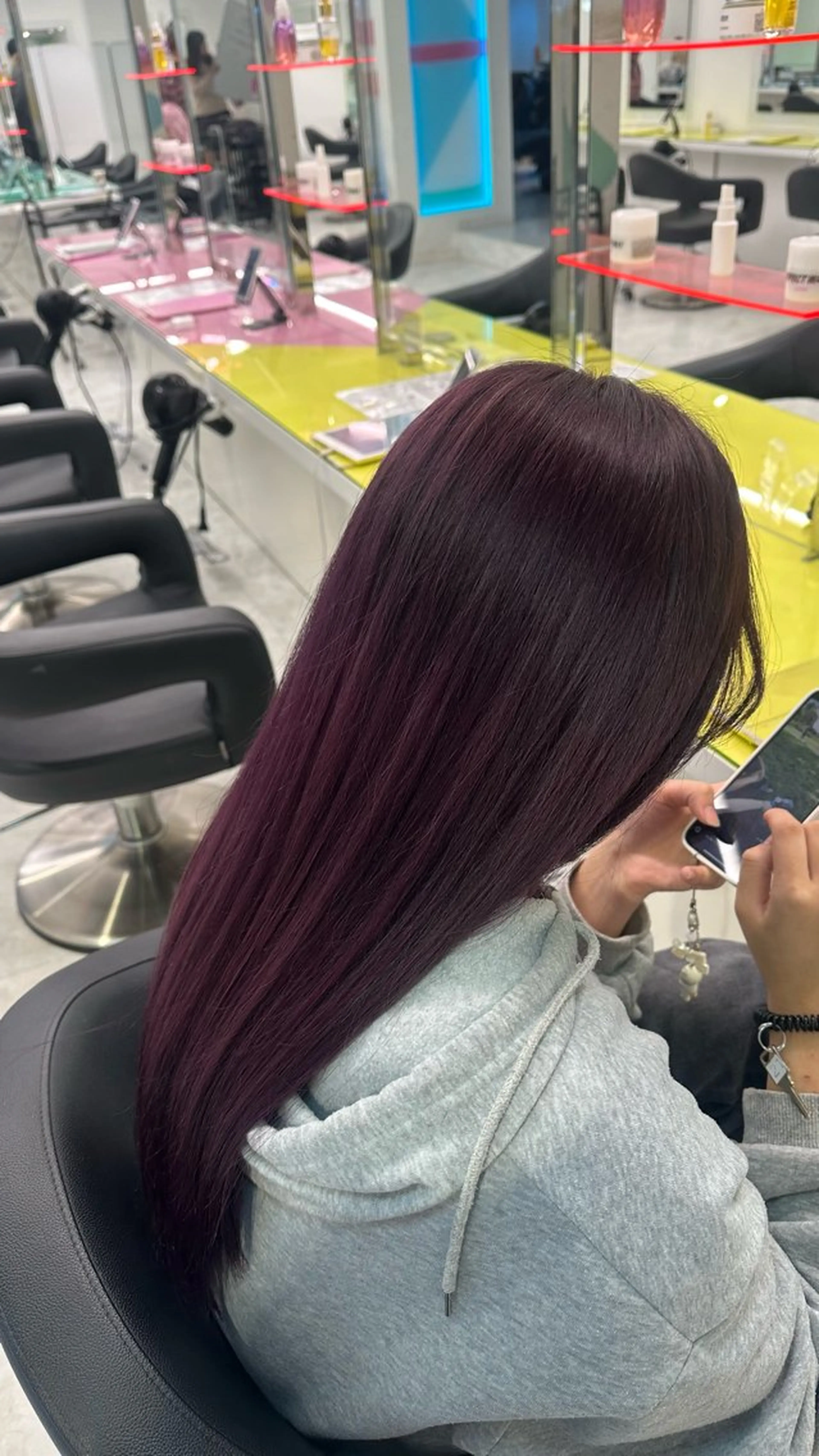 ロング カラー ハイトーン🌈メンズ カット♡Machanのヘアスタイル