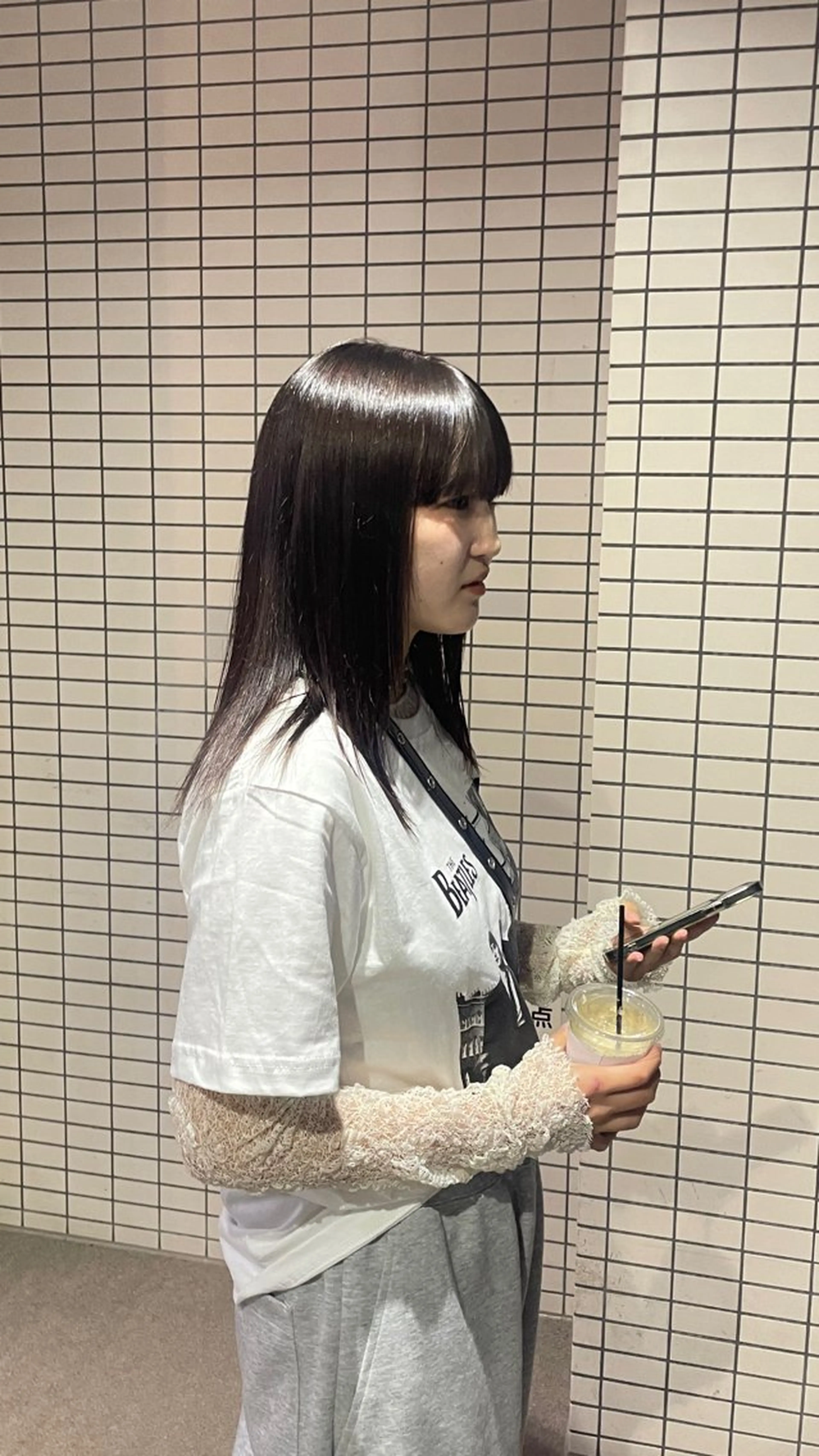 セミロング 沼田 彩虹のヘアスタイル
