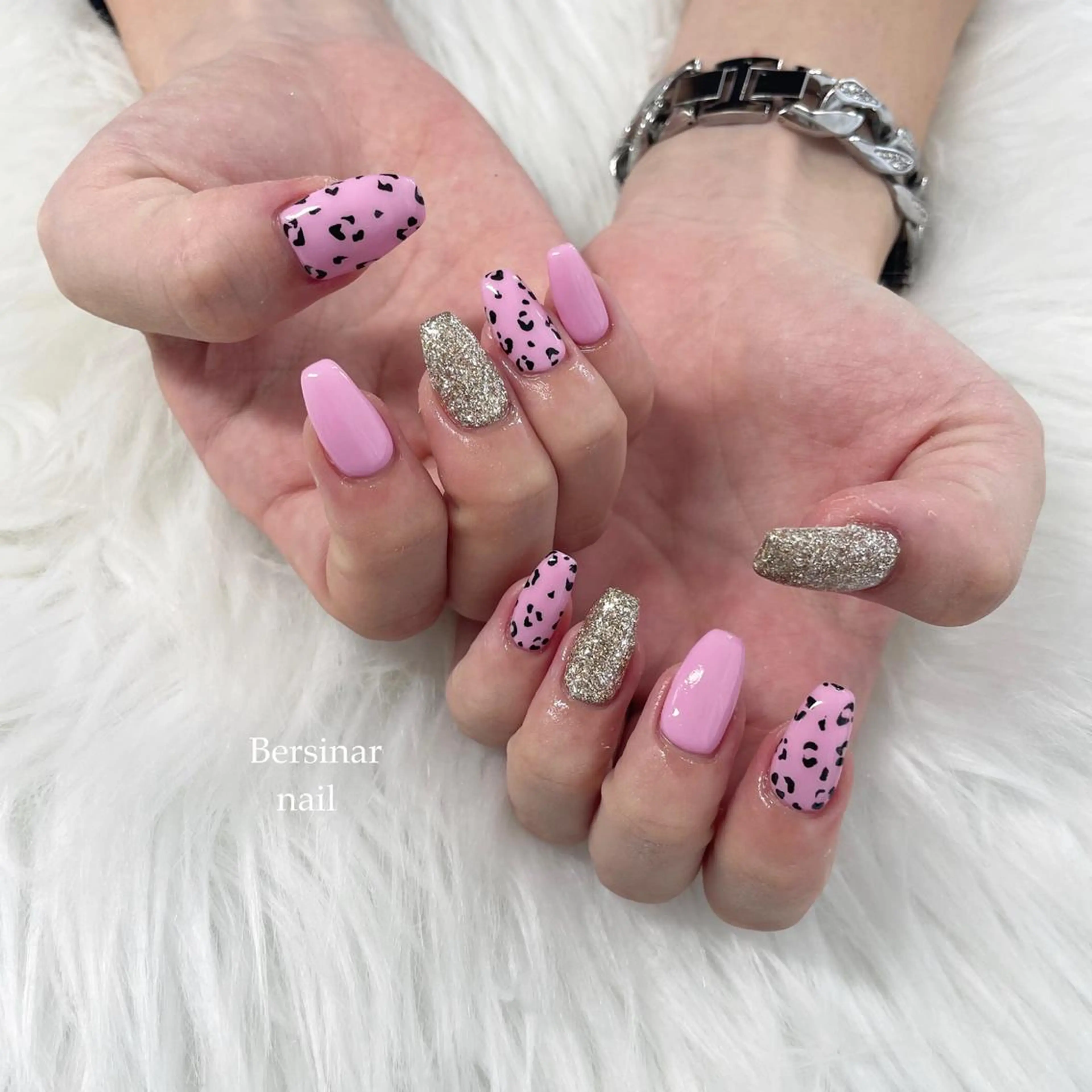ネイル ピンク ハンドネイル Bersinar nail所属・Bersinar nail(rina)のネイルデザイン