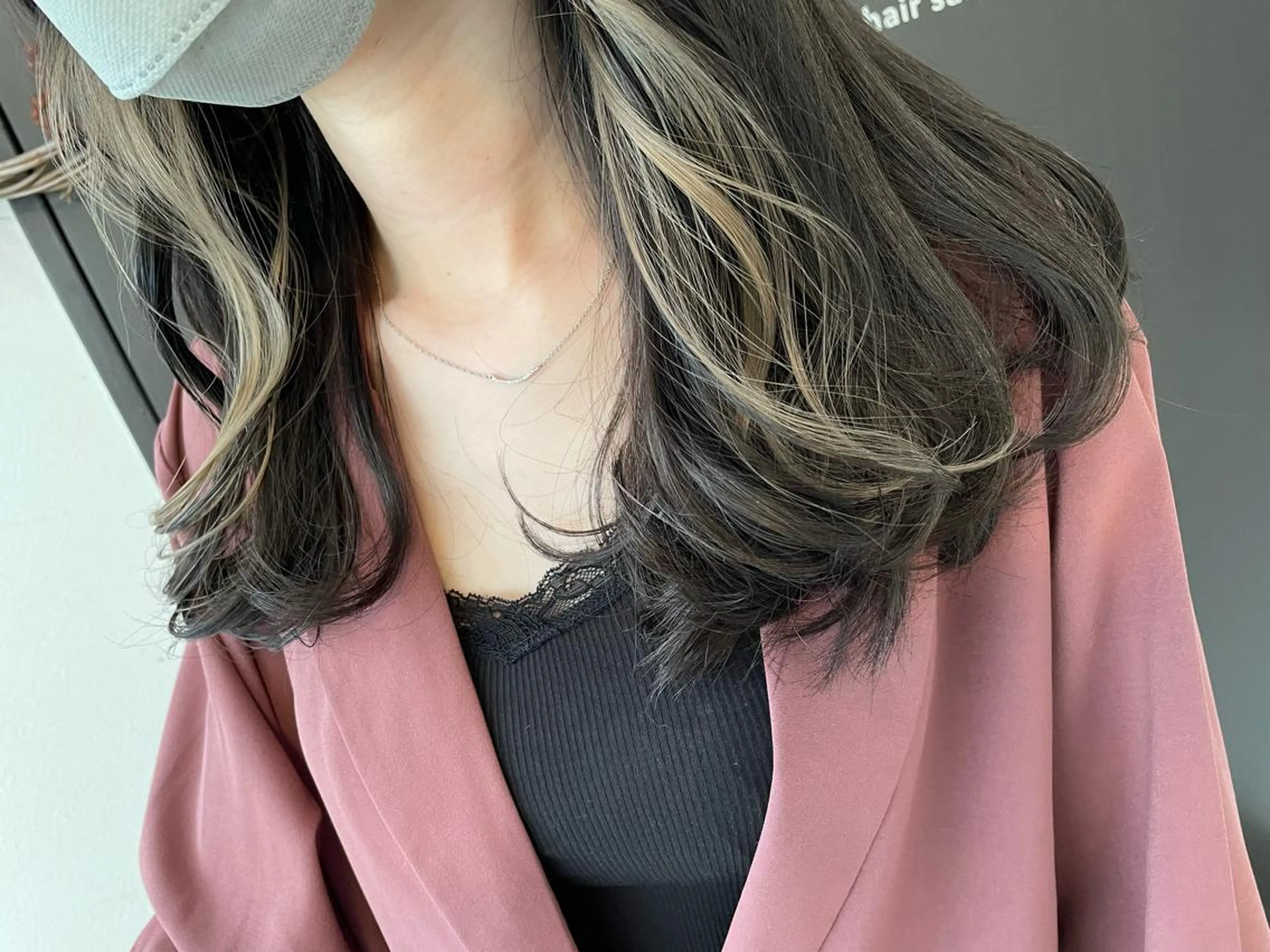 ロング カラー tablier所属・tablier 熊谷日菜子のヘアスタイル