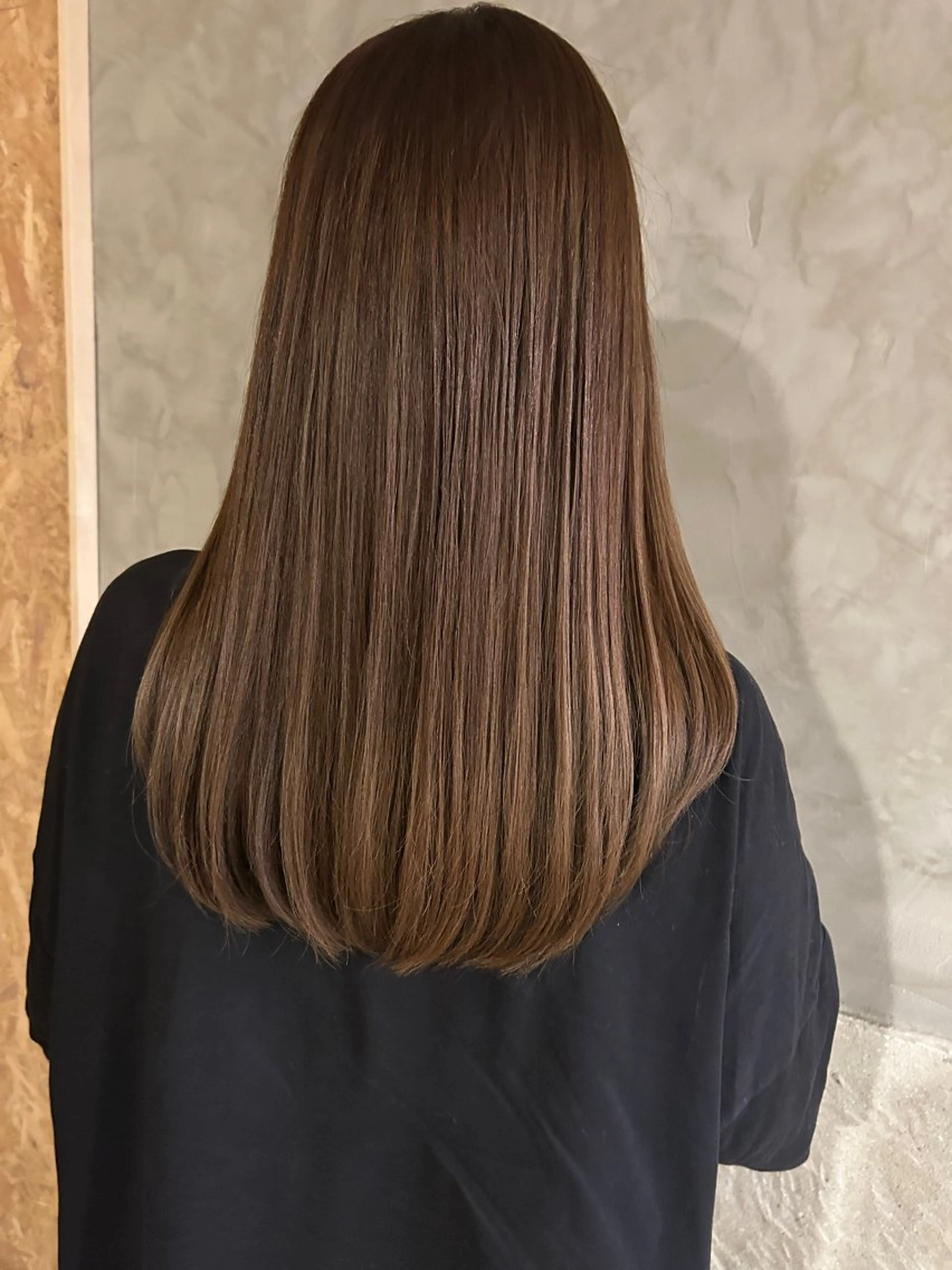 ロング カラー 髪質改善 トリートメント カット ヘアカラー トリートメント さの あやねのヘアスタイル