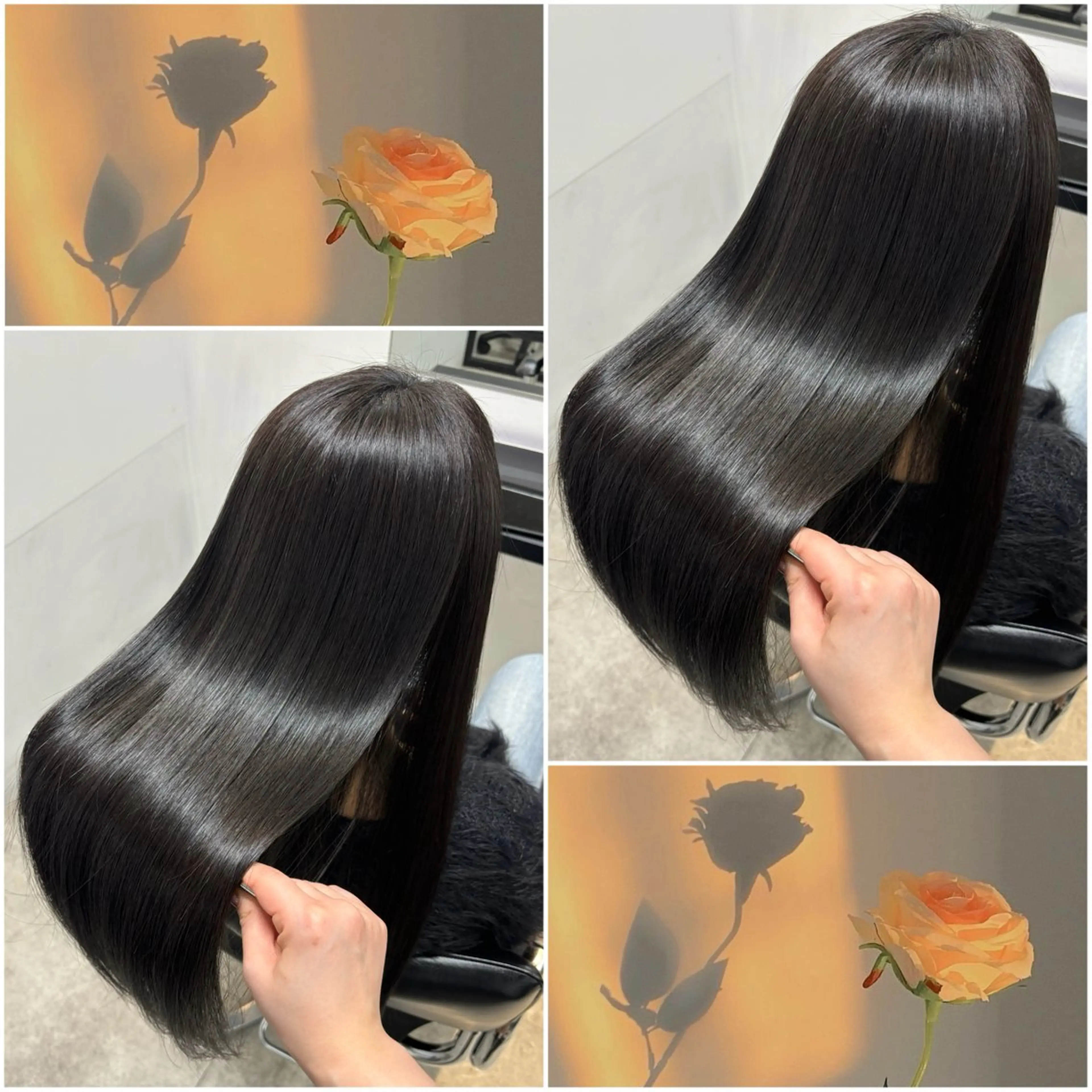 ロング 髪質改善 ヘアカラー トリートメント 髪質改善♡ 保坂汐音のヘアスタイル