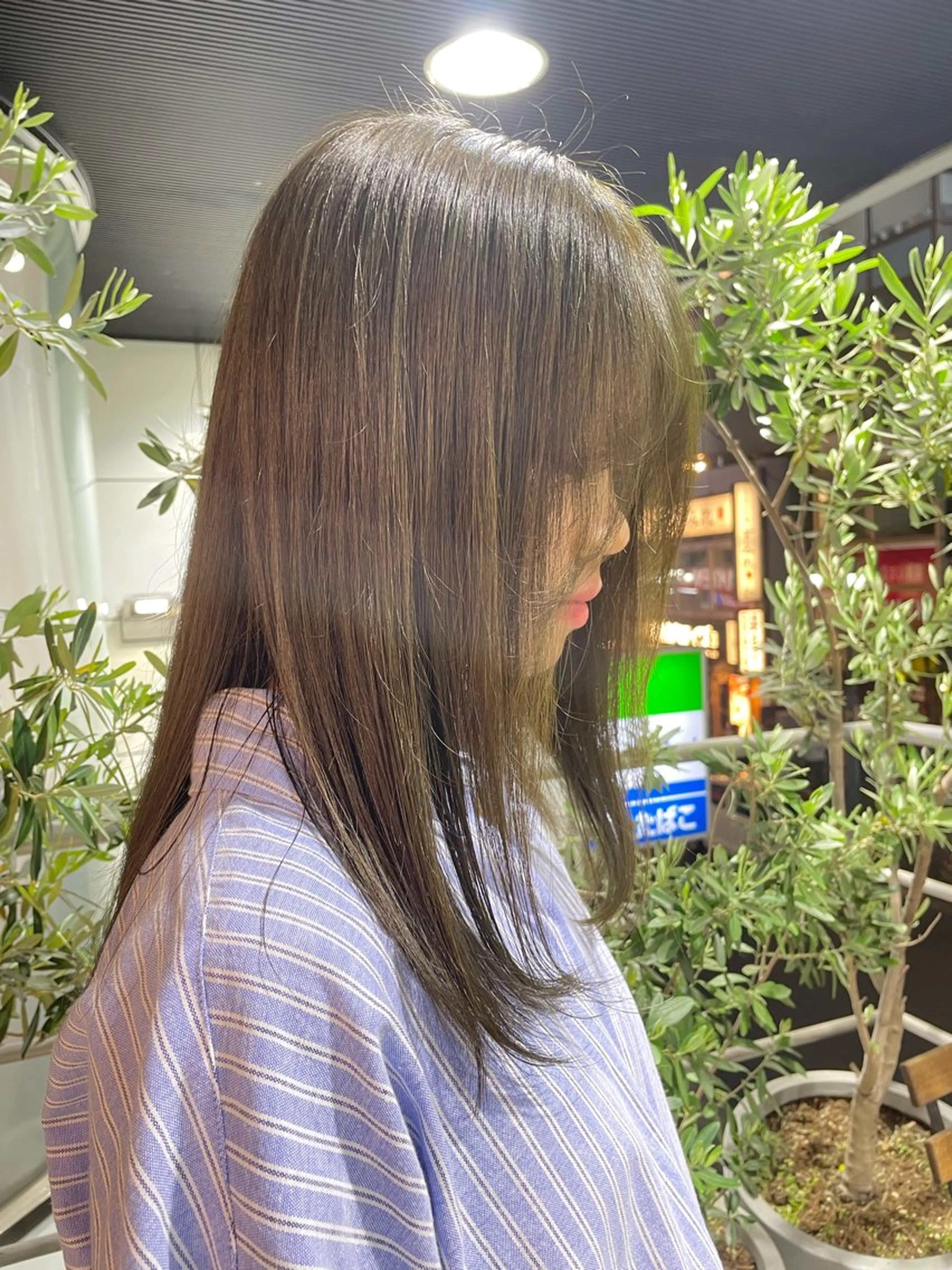カラー ヘアカラー ‪るか/‪透明感 カラー/アレンジのヘアスタイル