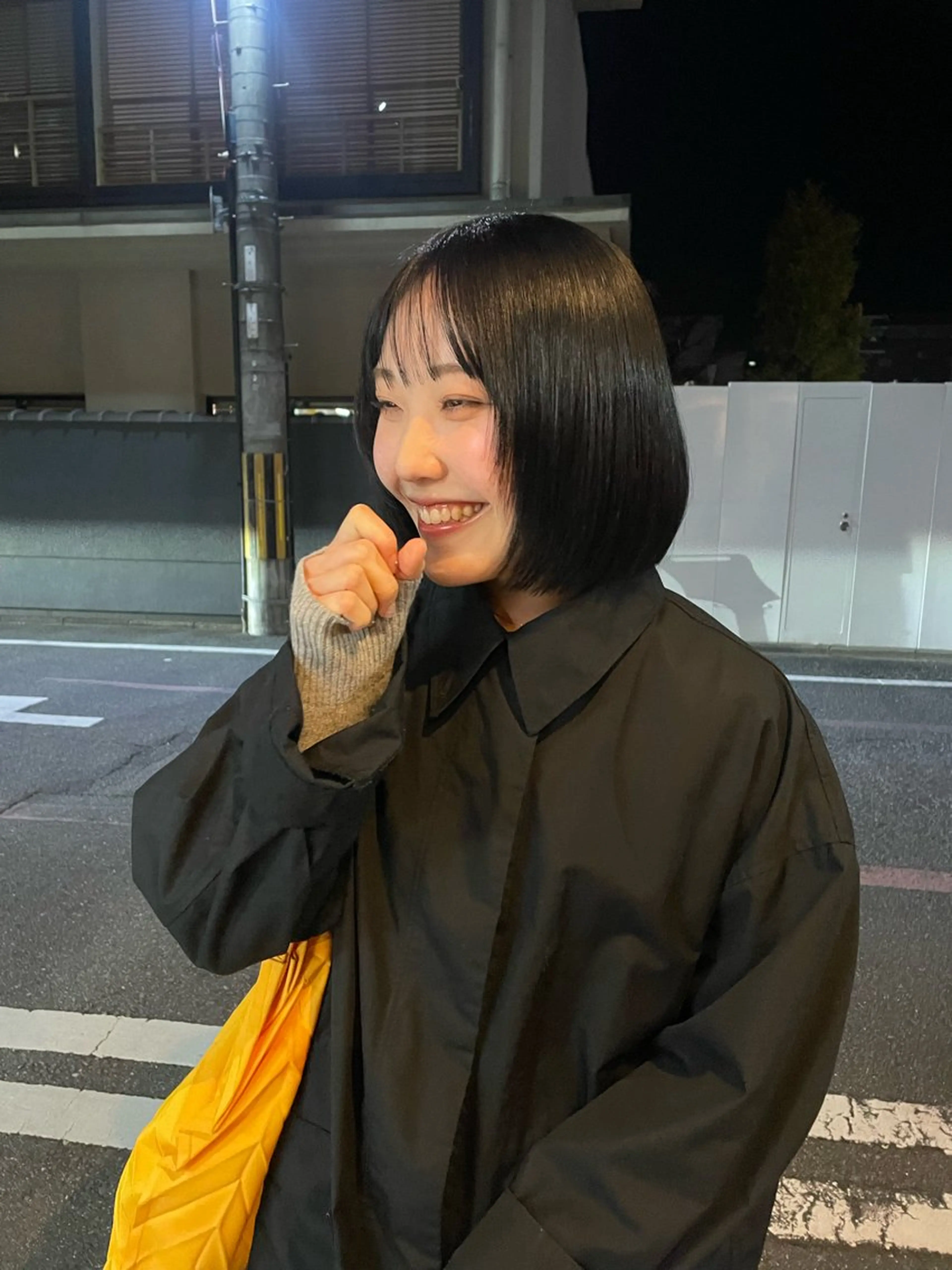 ショート カラー 切りっぱなしボブ 前下がりボブ ボブ 似合わせカット カット darts所属・マツダ レンのヘアスタイル