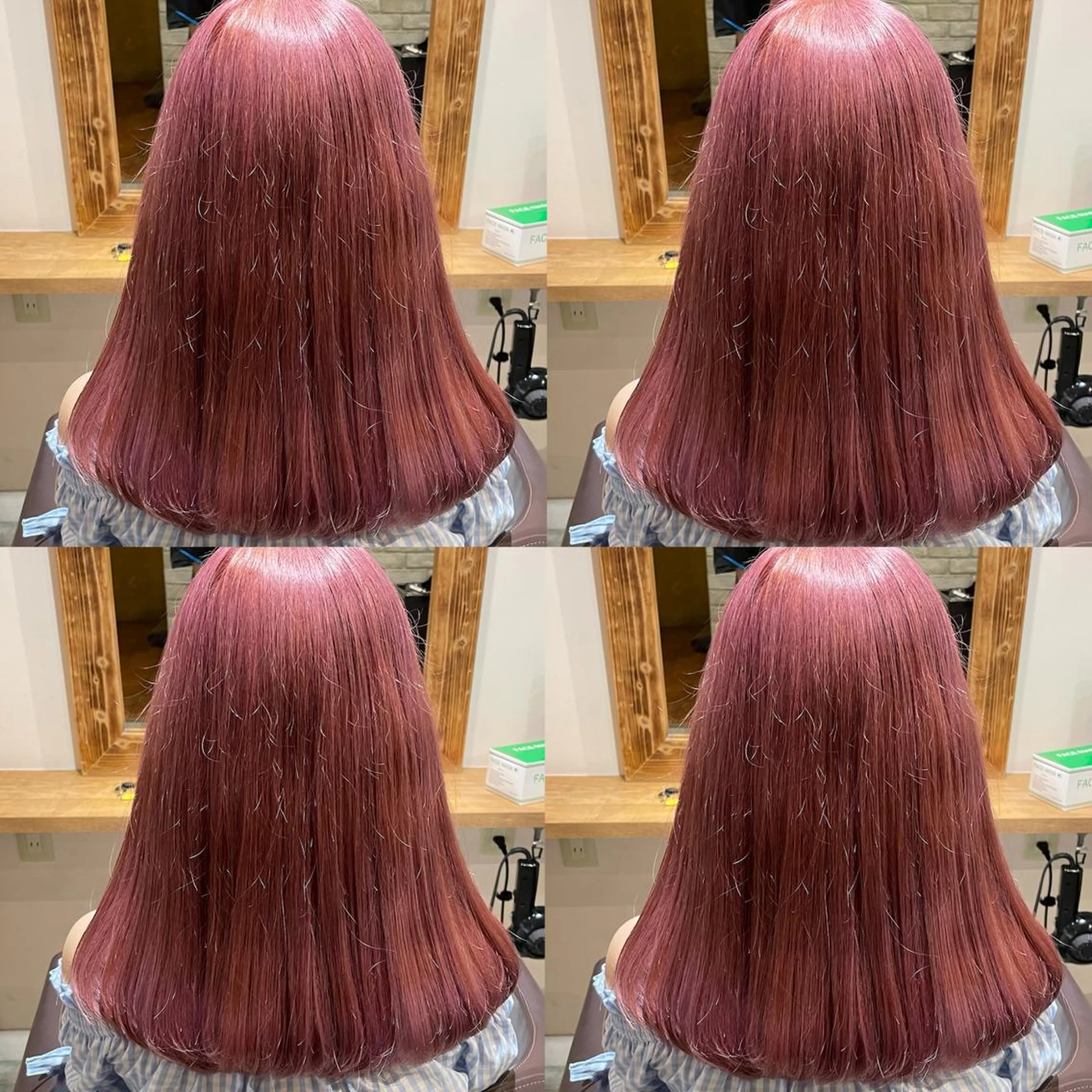 ミディアム カラー ヘアカラー トリートメント 艶カラー🦋髪質改善 🫧MINAMIのヘアスタイル